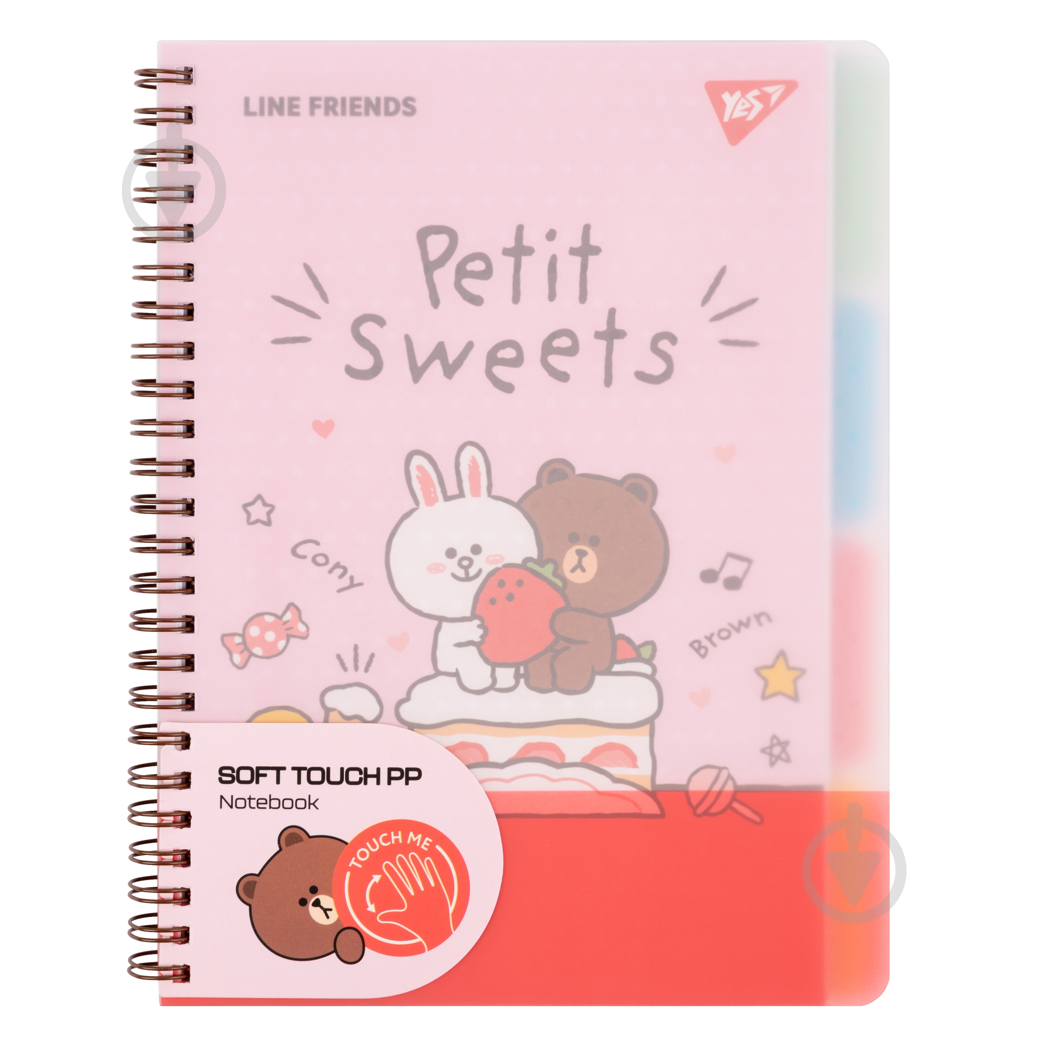 Блокнот А5 80 лист. Line Friends YES - фото 1