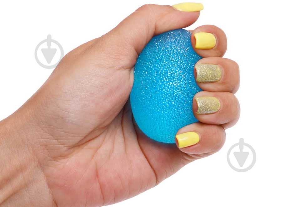 ᐉ Кистевой тренажер EasyFit Hand Boost (силиконовое яйцо) синий