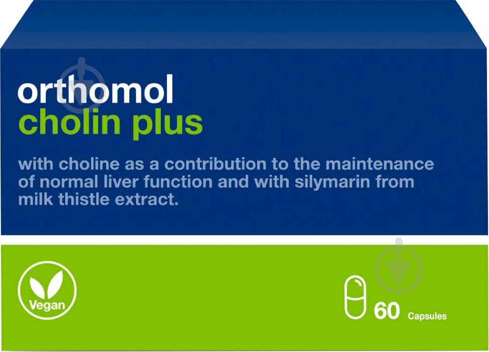 Витаминный комплекс Orthomol Cholin Plus 60 капсул - фото 1 Витаминный комплекс Orthomol Cholin Plus 60 капсул - фото 1