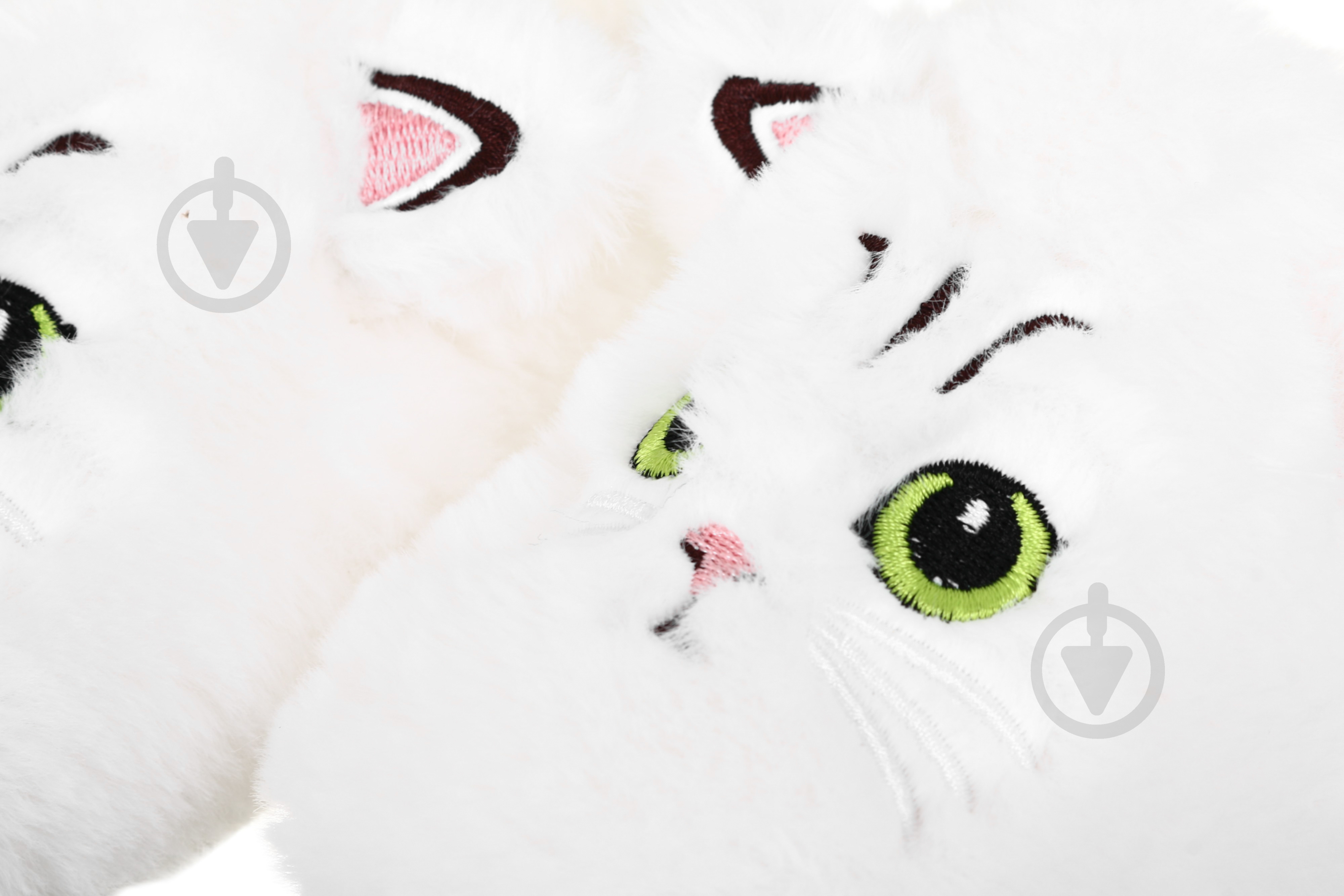 Тапочки для девочек HW Котик р.28-29 белый NULL - фото 2