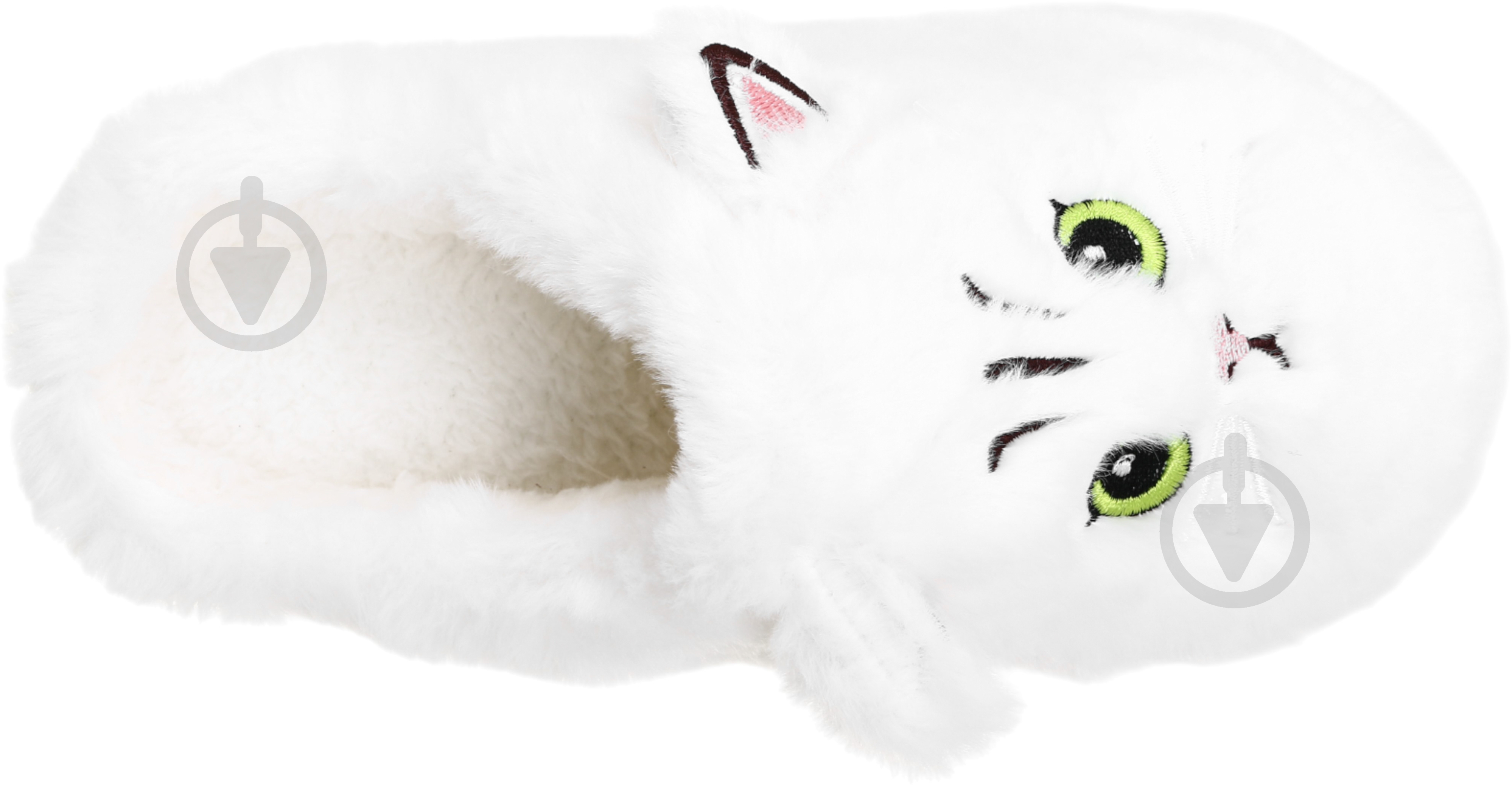 Тапочки для девочек HW Котик р.28-29 белый NULL - фото 5