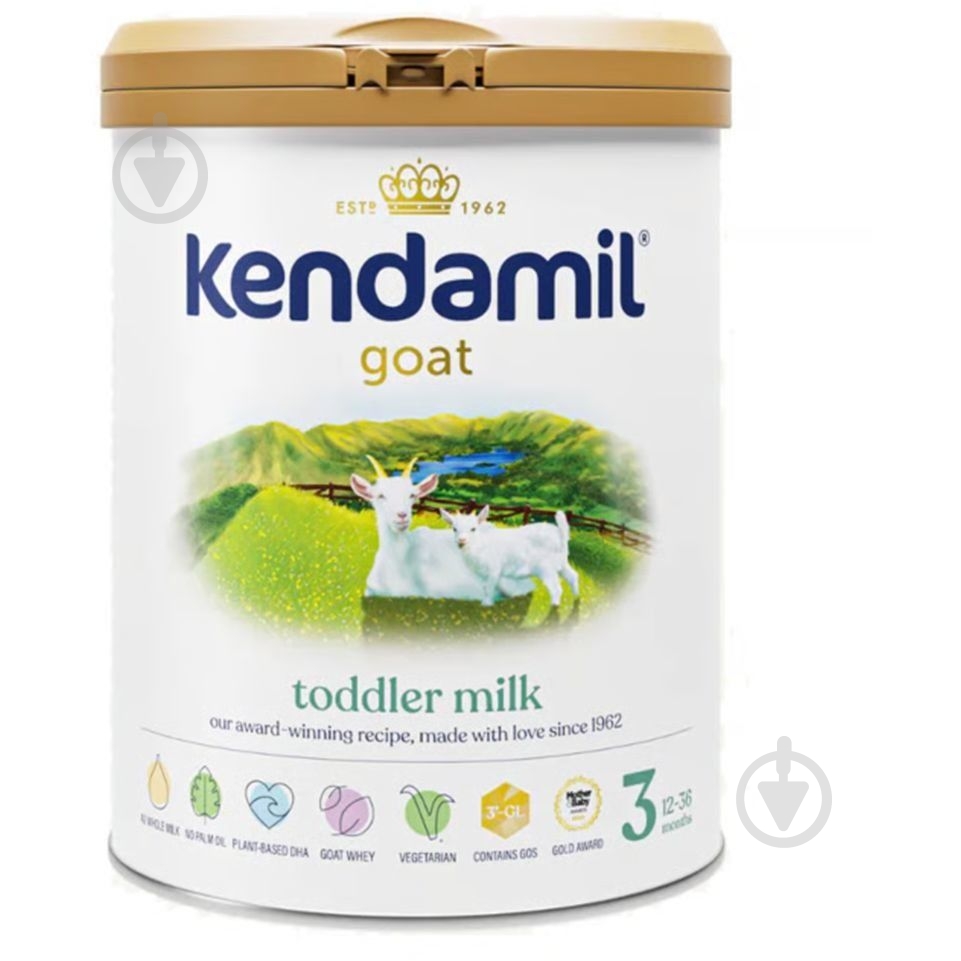 Сухая молочная смесь Kendamil Goat 3 на козьем молоке (12–36 месяцев), 800 г - фото 1