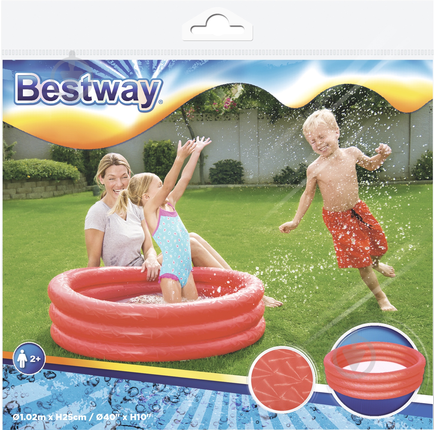 Басейн надувний Bestway Play Pool 152х30 см червоний - фото 3