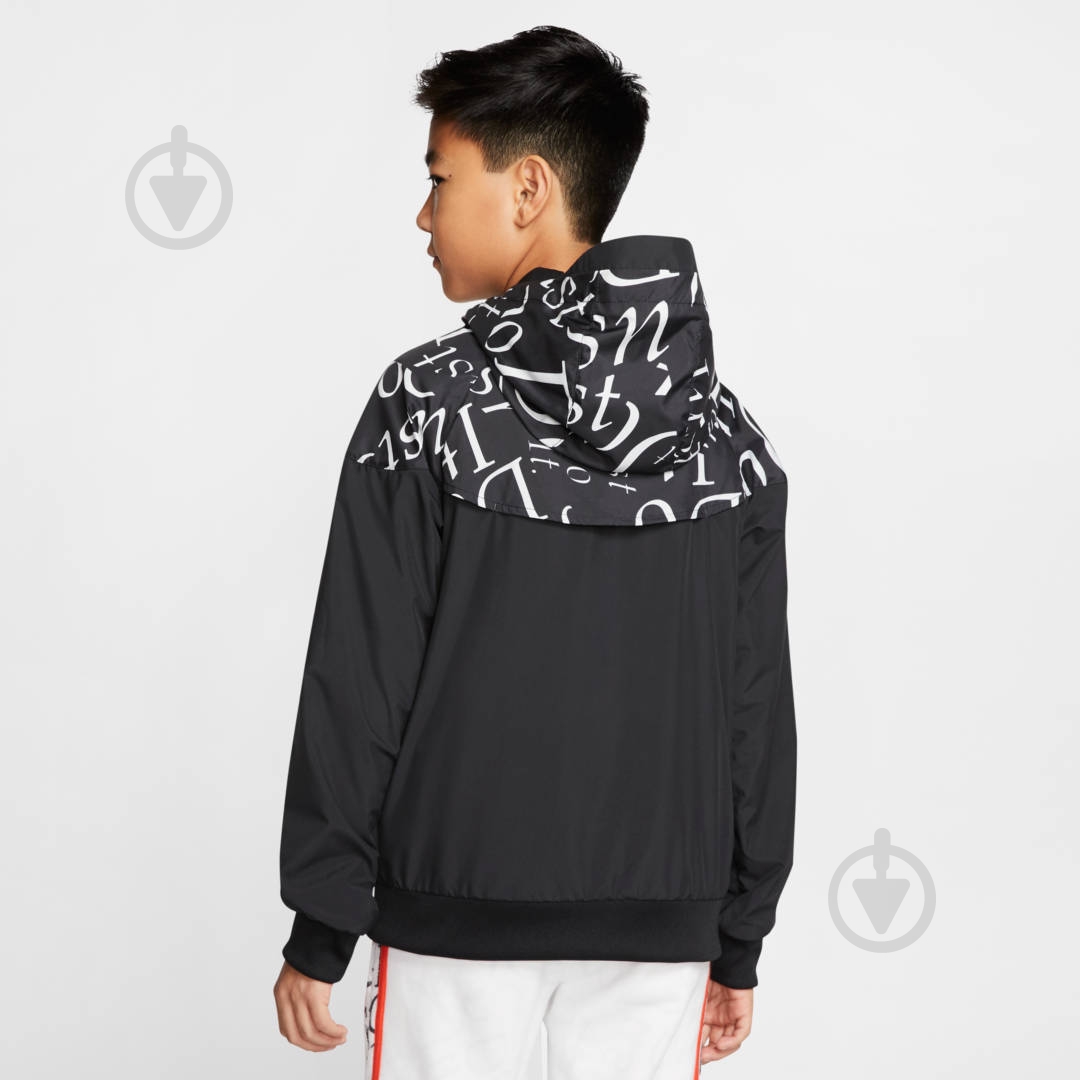 Ветровка демисезонная Nike B NSW RTL JDIY WINDRUNNER CK0958-010 черная - фото 4 Ветровка демисезонная Nike B NSW RTL JDIY WINDRUNNER CK0958-010 черная - фото 4