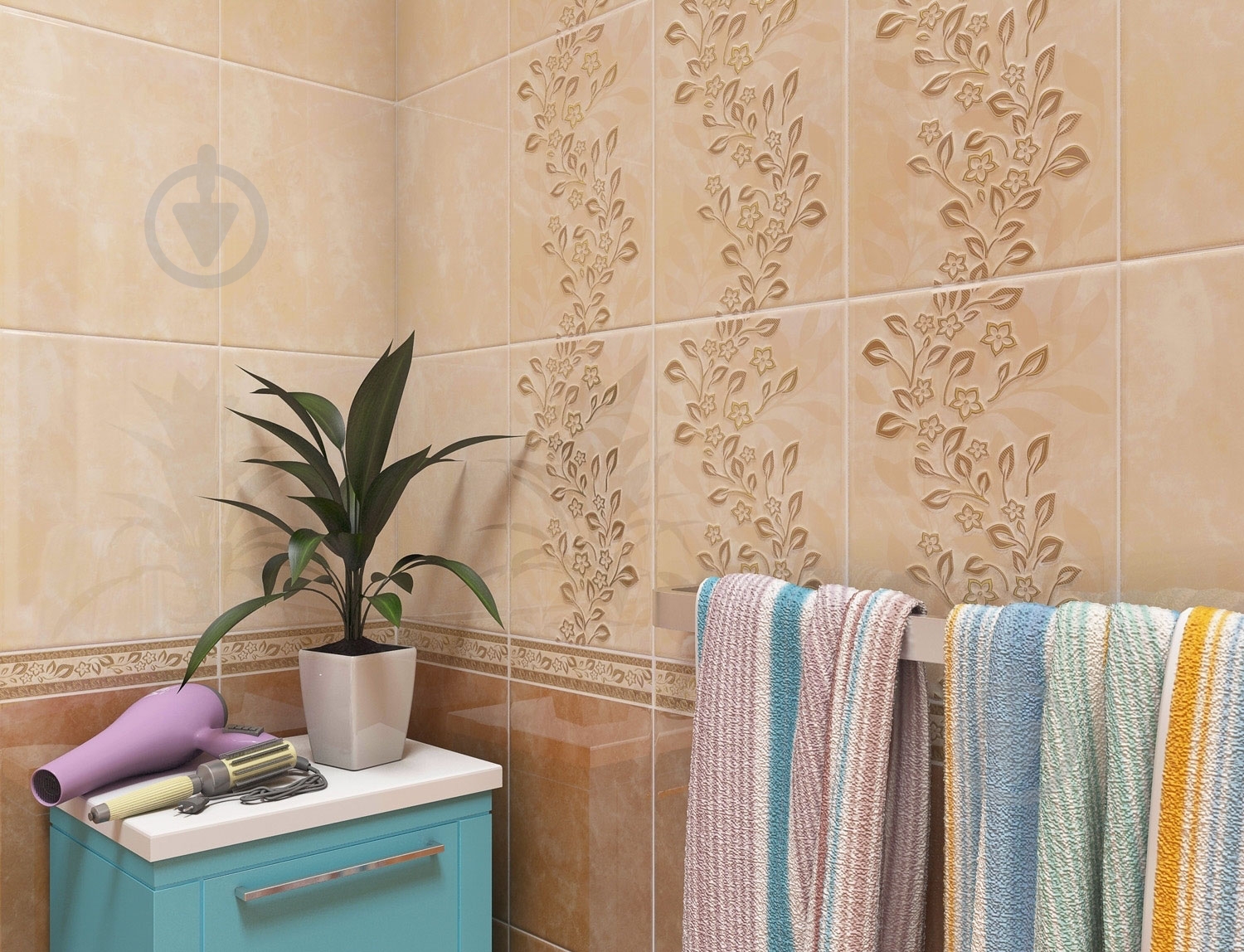 Плитка Opoczno Ева беж 25x35 - фото 2 Плитка Opoczno Ева беж 25x35 - фото 2