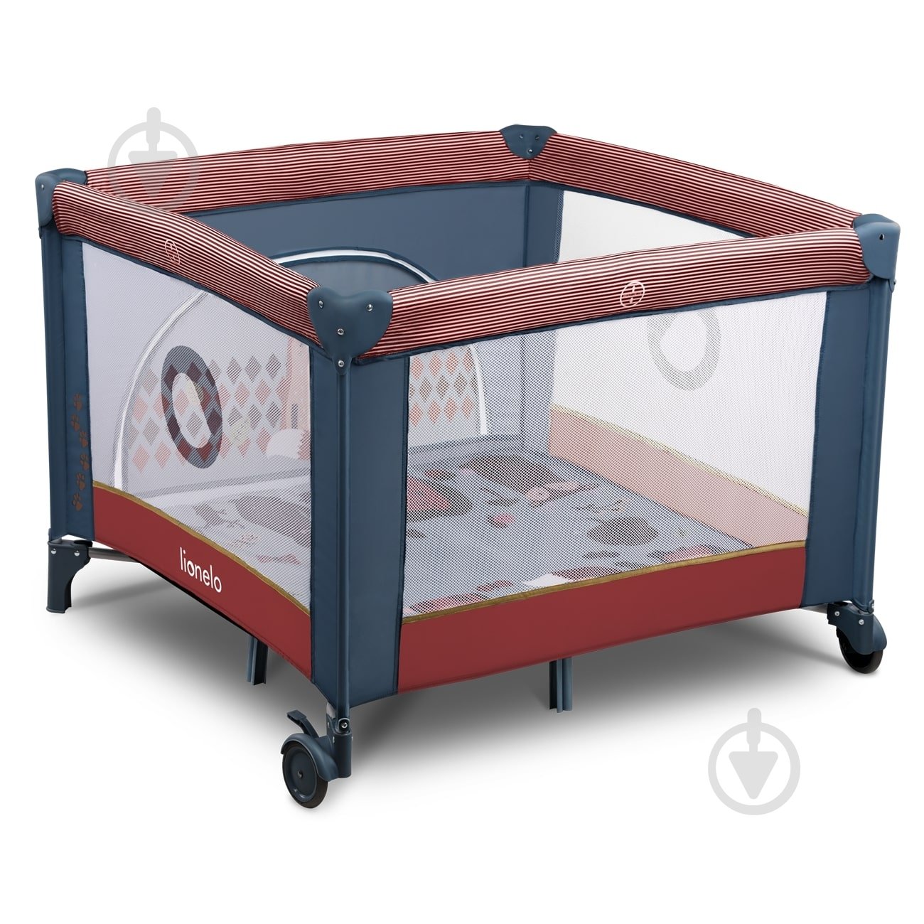 Игровой манеж Lionelo Sofie cobalt red LO.SO04 - фото 1