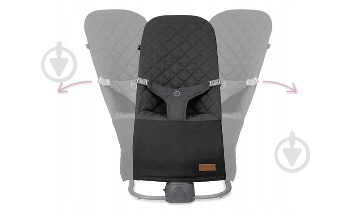Кресло-шезлонг MoMi Bess dark grey BULE00025 - фото 2