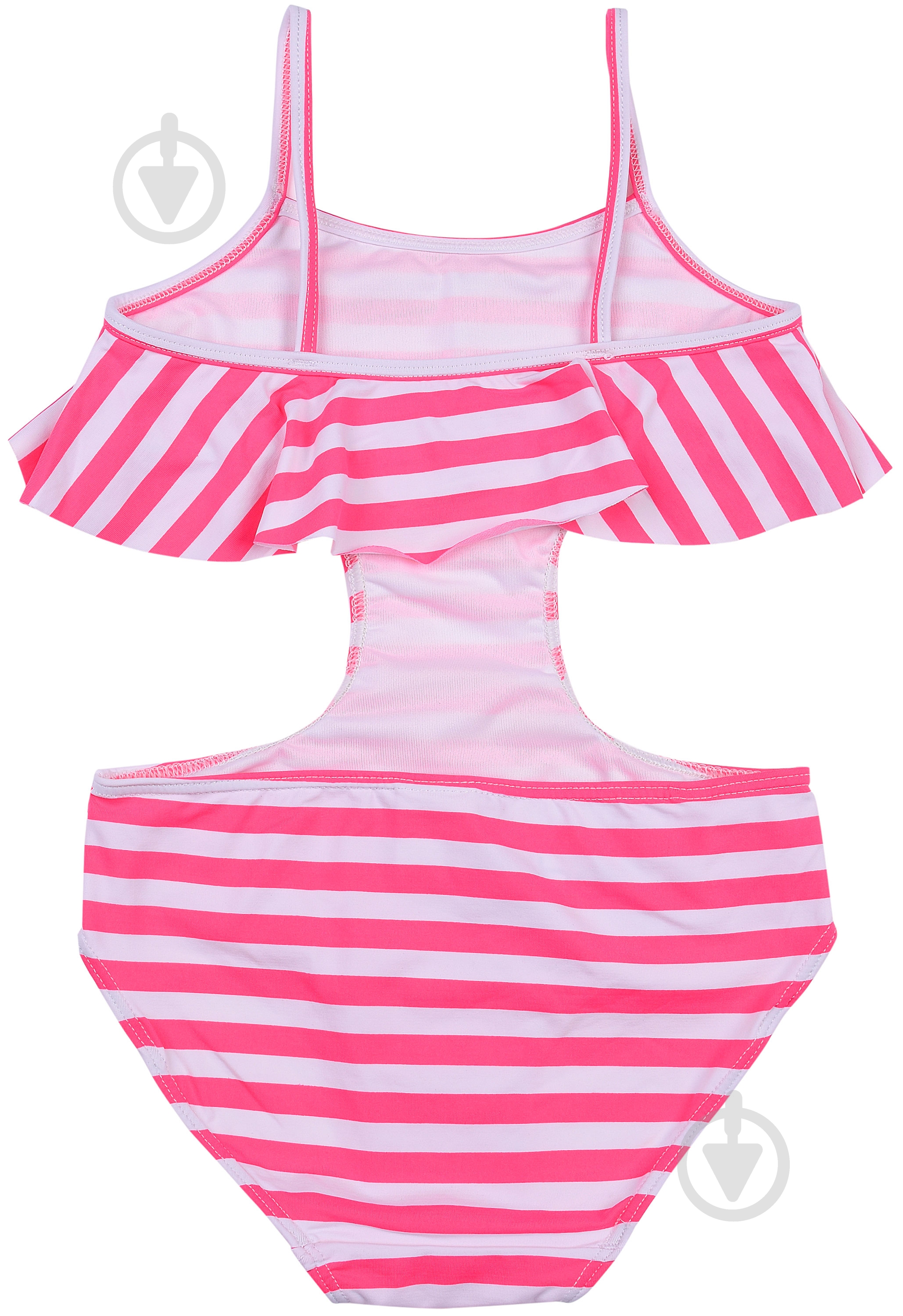 Купальник для девочек Bibo 9001 р.128 рожевий з білим - фото 2