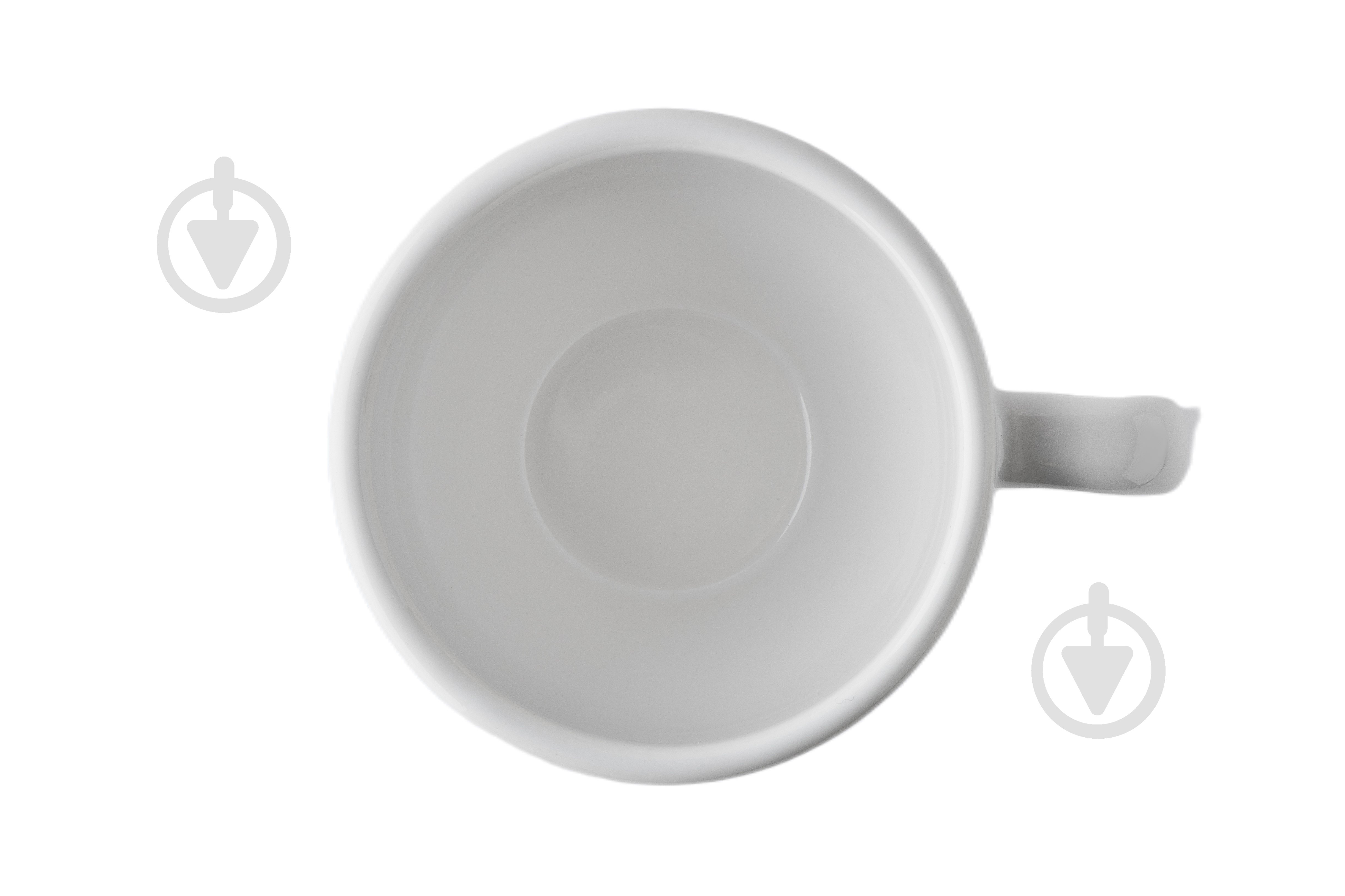 Чашка Dovbysh Porcelain для капучіно 240 мл KHVYLYA білий фарфор - фото 2 Чашка Dovbysh Porcelain для капучіно 240 мл KHVYLYA білий фарфор - фото 2