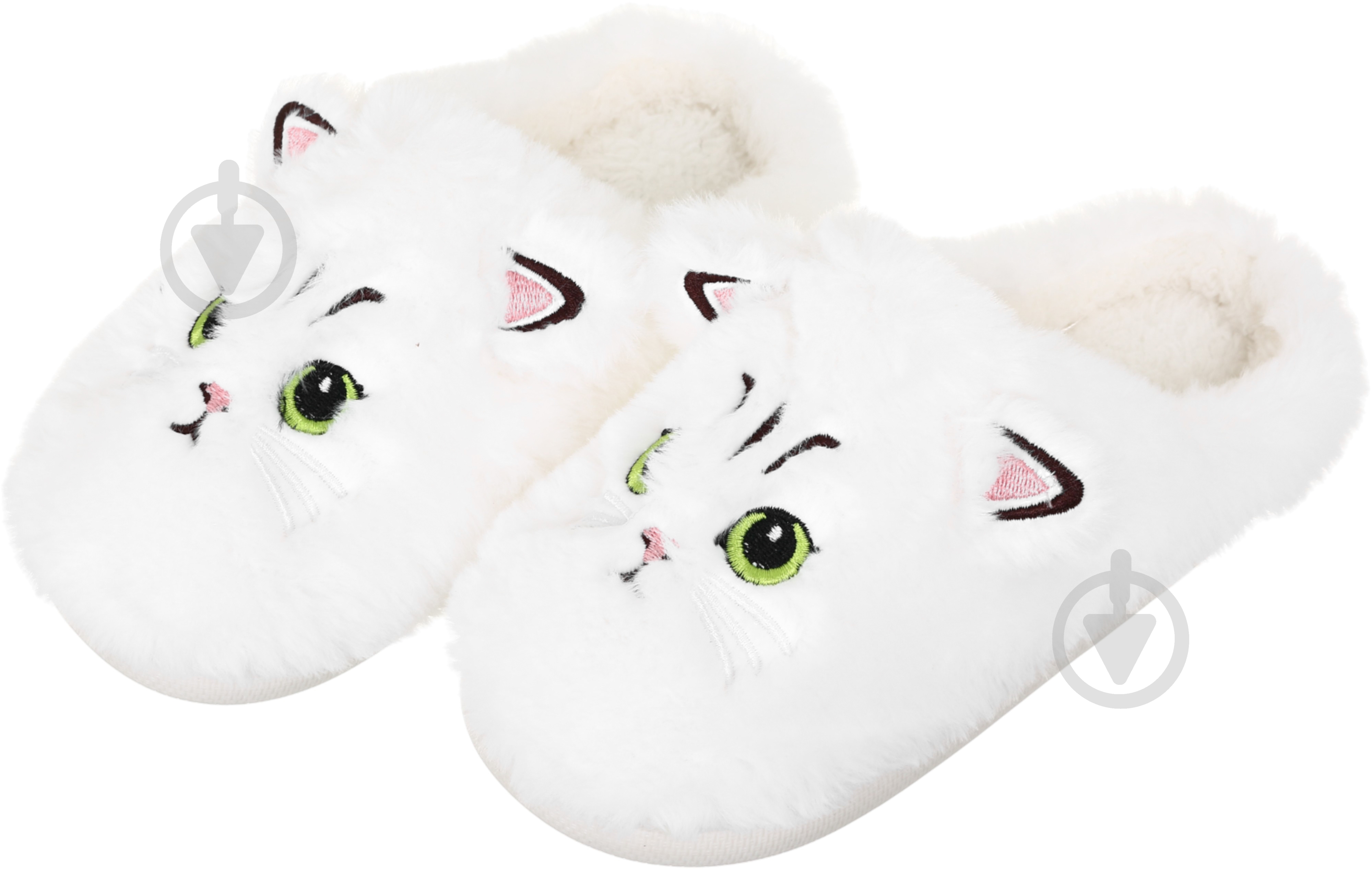 Капці для дівчаток HW Кіт р.30-31 білий NULL - фото 1