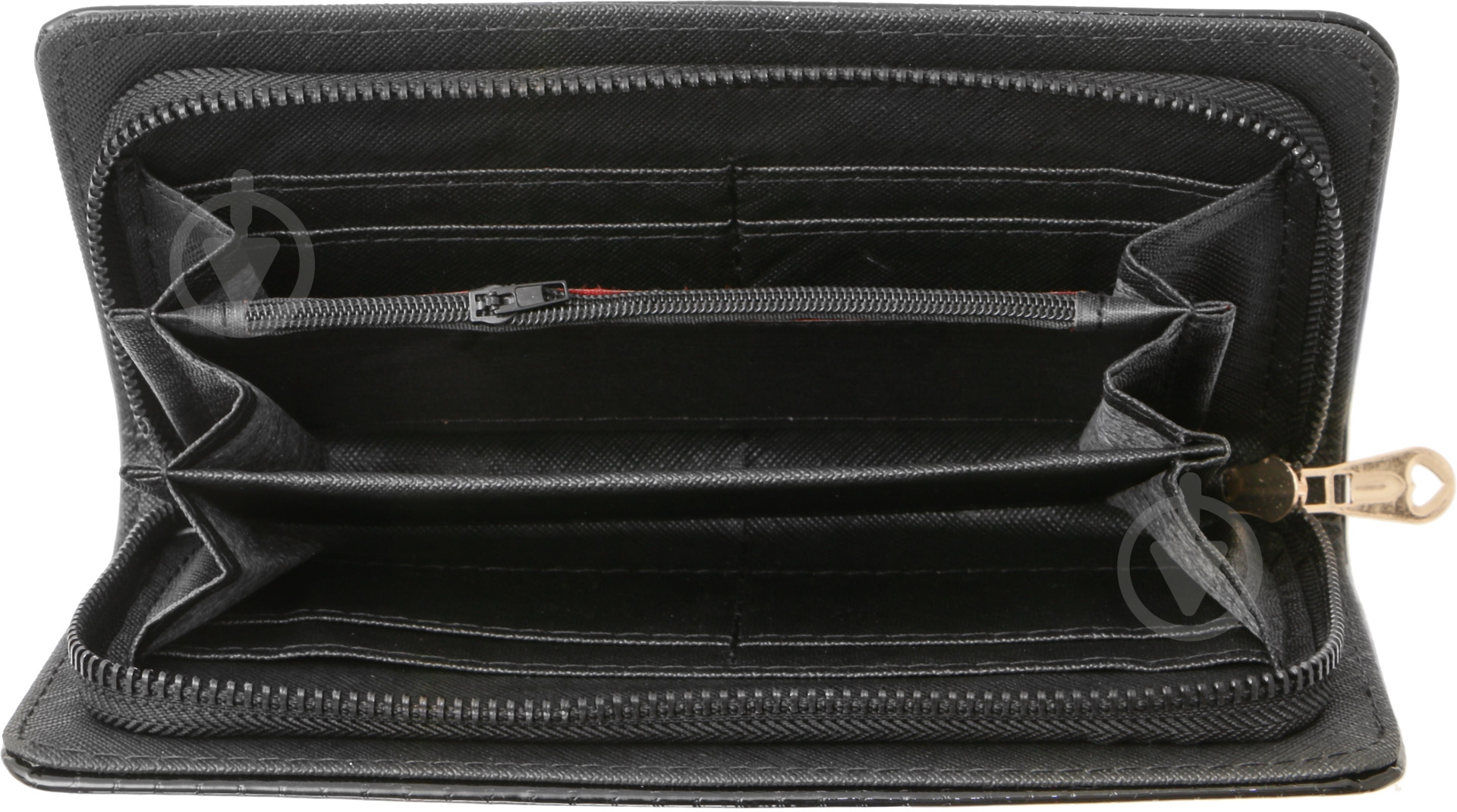 Кошелек женский Solid 21х11х2 см черный - фото 3