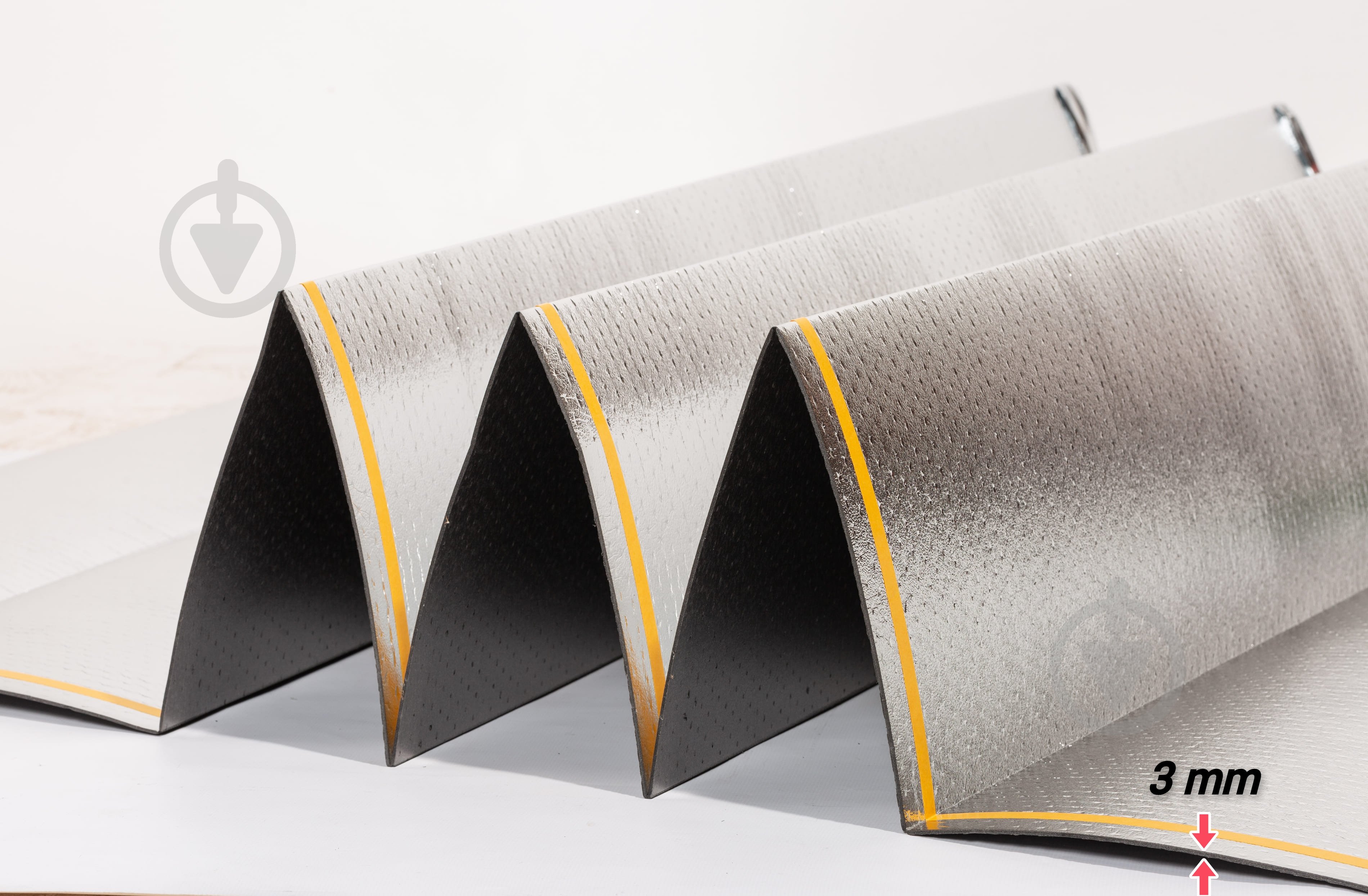 Подложка UnderWOOD Professional с алюминиевой мембраной 3мм/6кв.м - фото 3