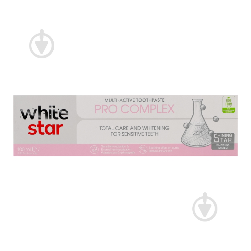 Зубная паста White Star Pro complex 100 мл 155 г - фото 1 Зубная паста White Star Pro complex 100 мл 155 г - фото 1