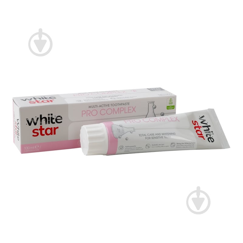 Зубная паста White Star Pro complex 100 мл 155 г - фото 3 Зубная паста White Star Pro complex 100 мл 155 г - фото 3