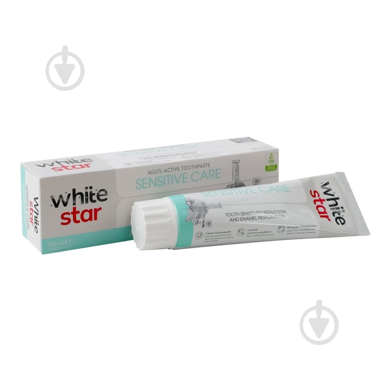 Зубная паста White Star Sensitive care 100 мл 115 г - фото 3