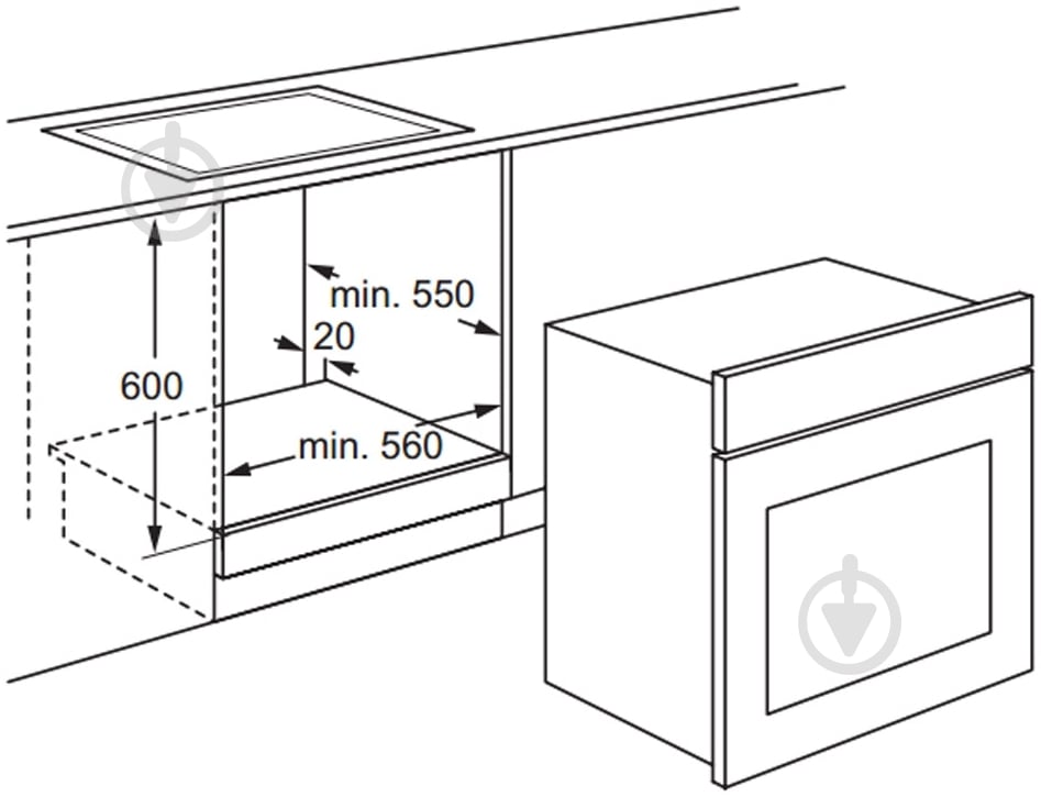 Духовой шкаф Zanussi ZZB 510301 X - фото 3