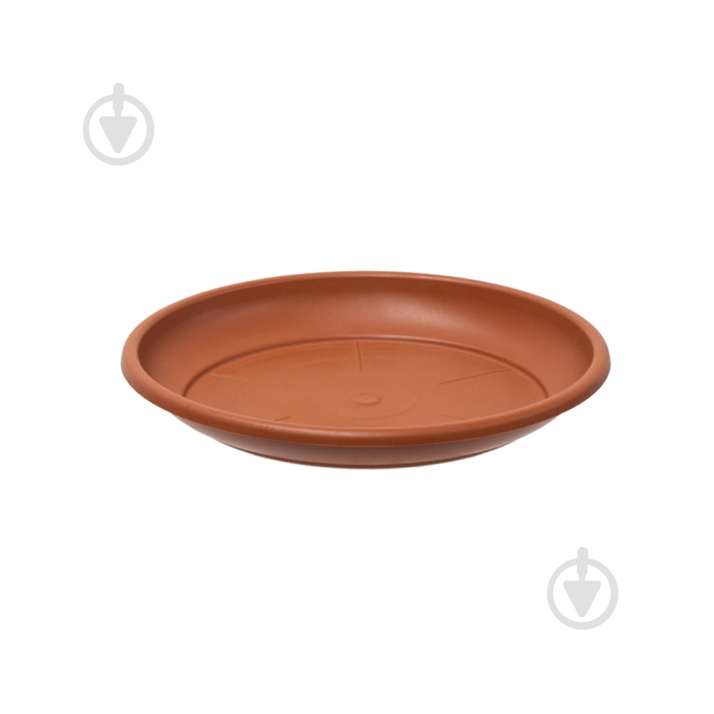 Піддон BASIC ROUND пластик прозрачный 80 см (1011080001) TeraPlast - фото 1