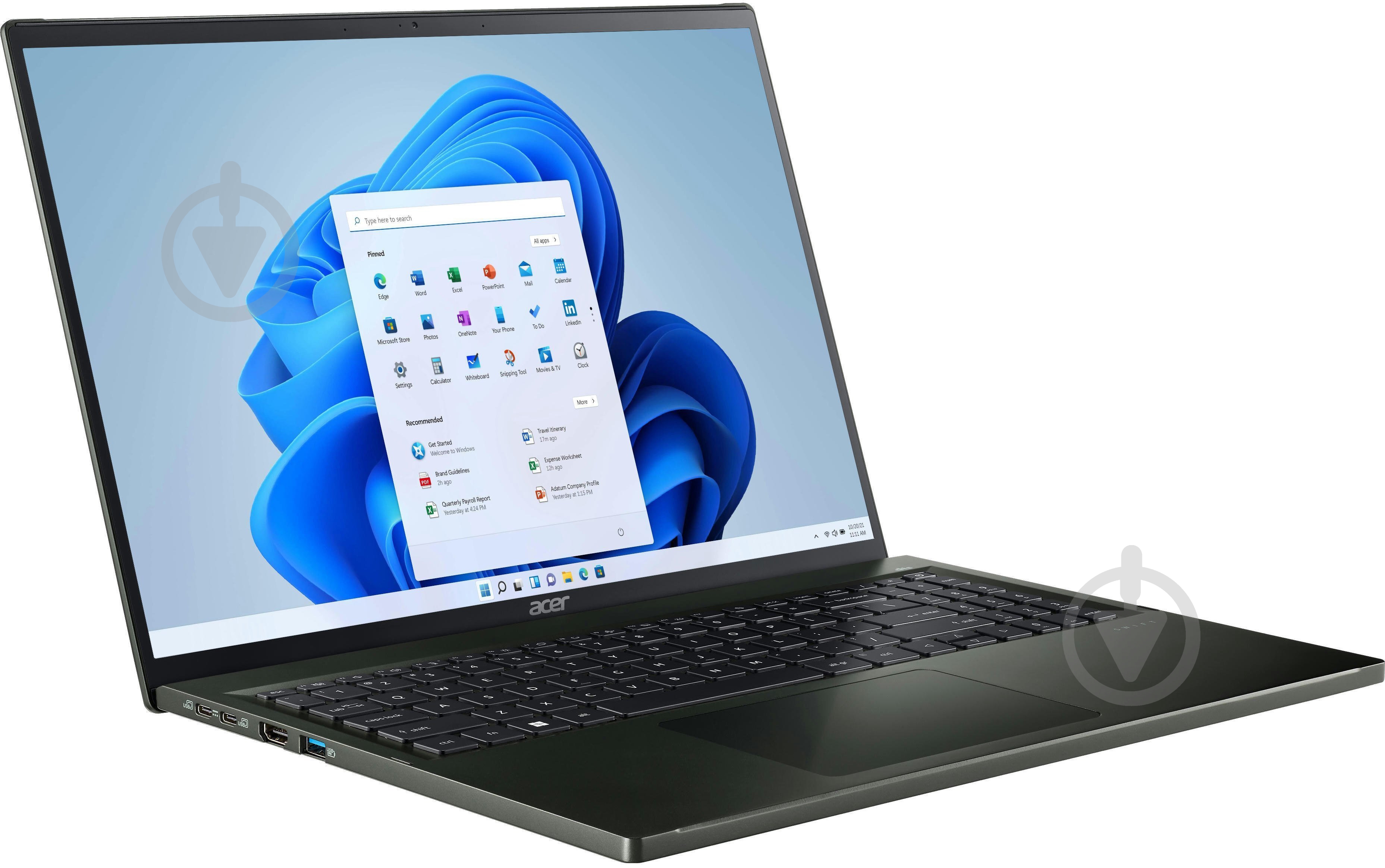 Ноутбук Acer Swift Edge 16 SFE16-43-R7PL 16" (NX.KKZEU.004) olivine black - фото 5