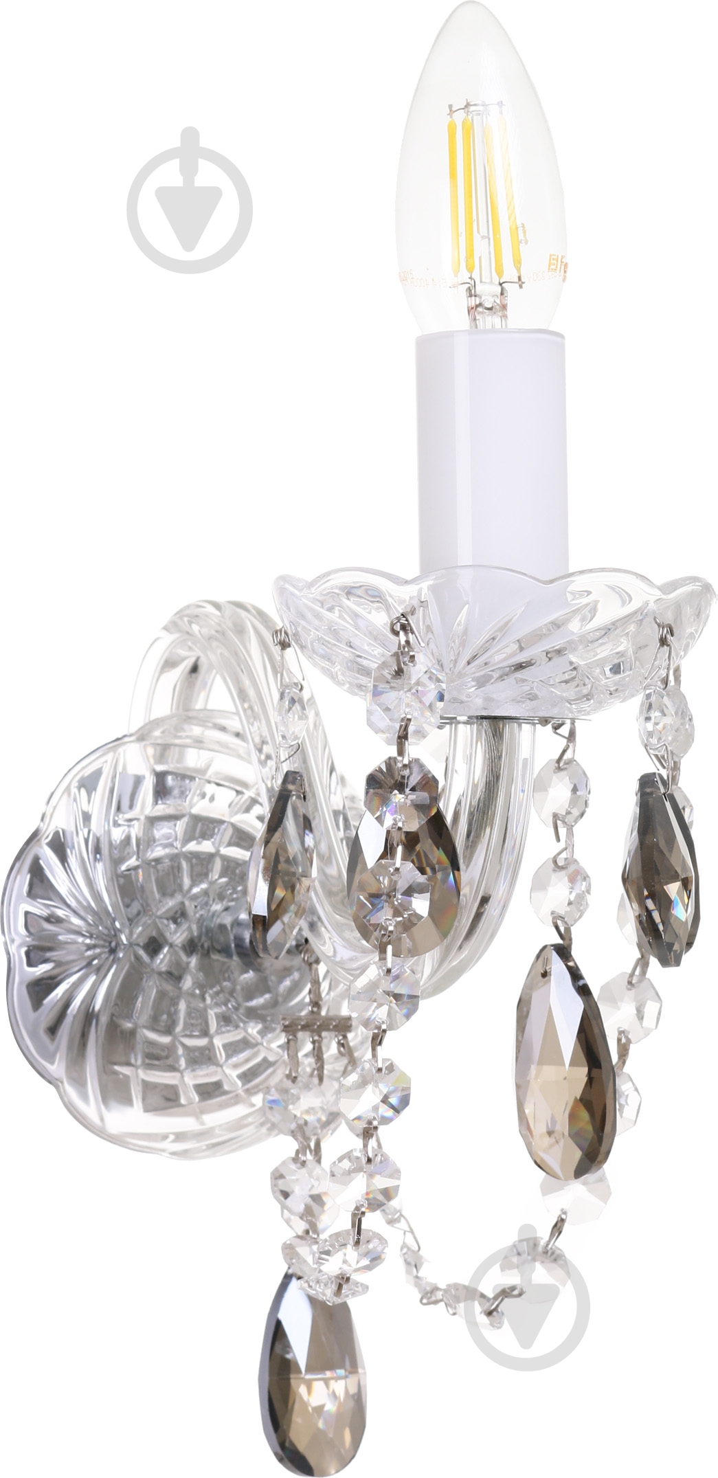 Бра Crystal Life AP801/01-K14СС.SM 1x40 Вт E14 хром - фото 1 Бра Crystal Life AP801/01-K14СС.SM 1x40 Вт E14 хром - фото 1