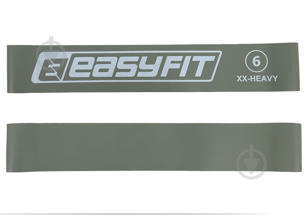Резинка для фітнесу EasyFit #6 25 кг EF-1813 сірий - фото 2 Резинка для фітнесу EasyFit #6 25 кг EF-1813 сірий - фото 2