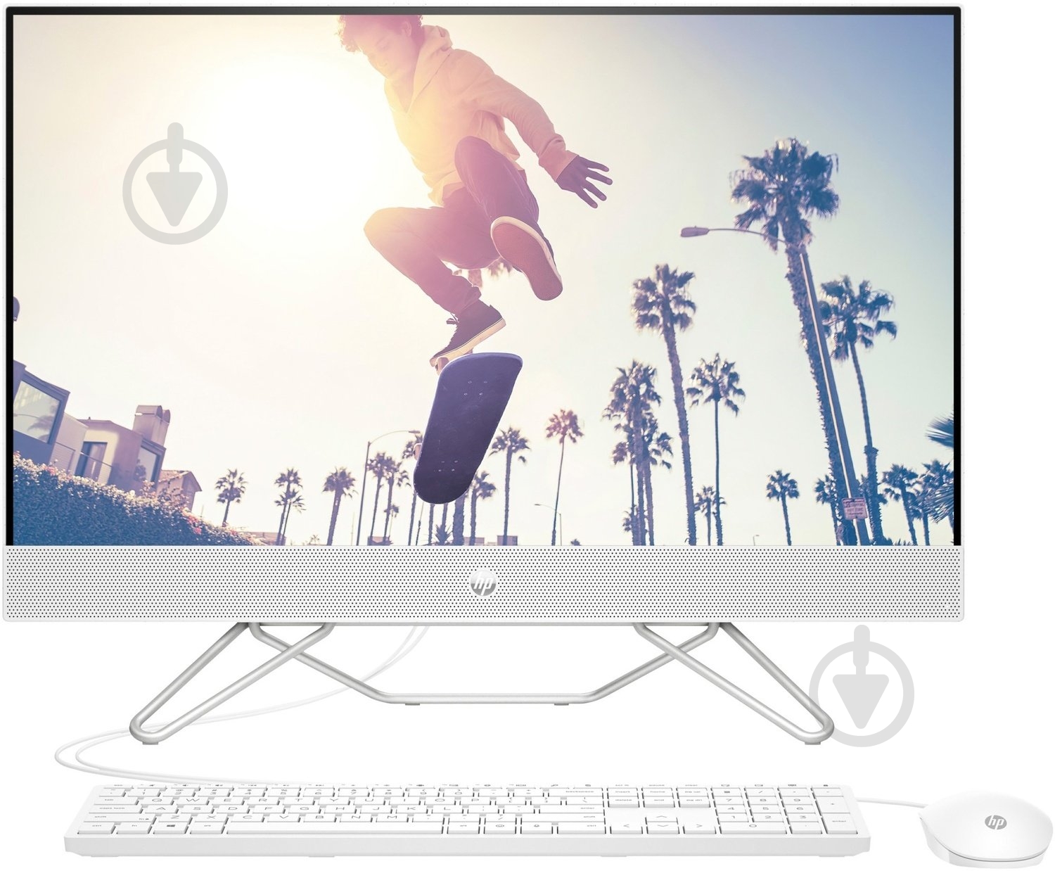 Моноблок HP All-in-One 27-cb1035ua 27" (6C954EA) white - фото 3