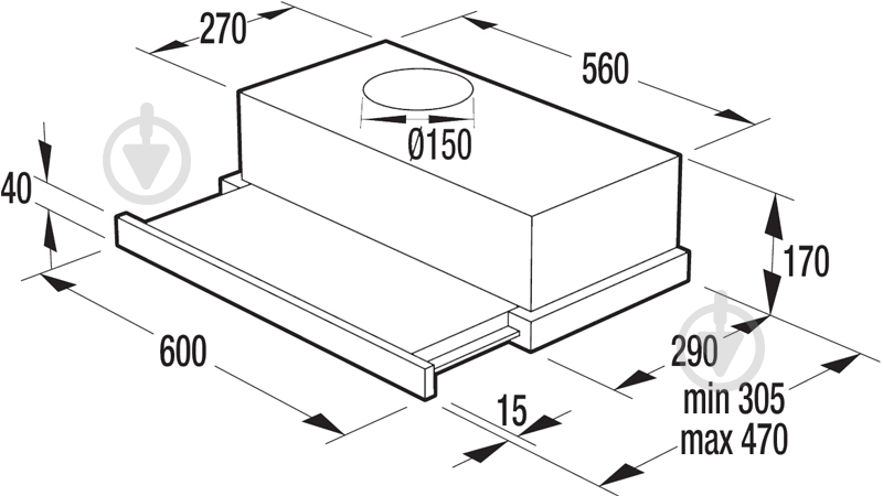 Вытяжка Gorenje BHP 623 E12X - фото 4