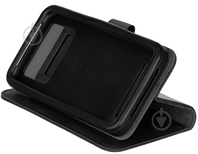 Чехол 2E Silk Touch 4.5-5" Smoky Black - фото 4