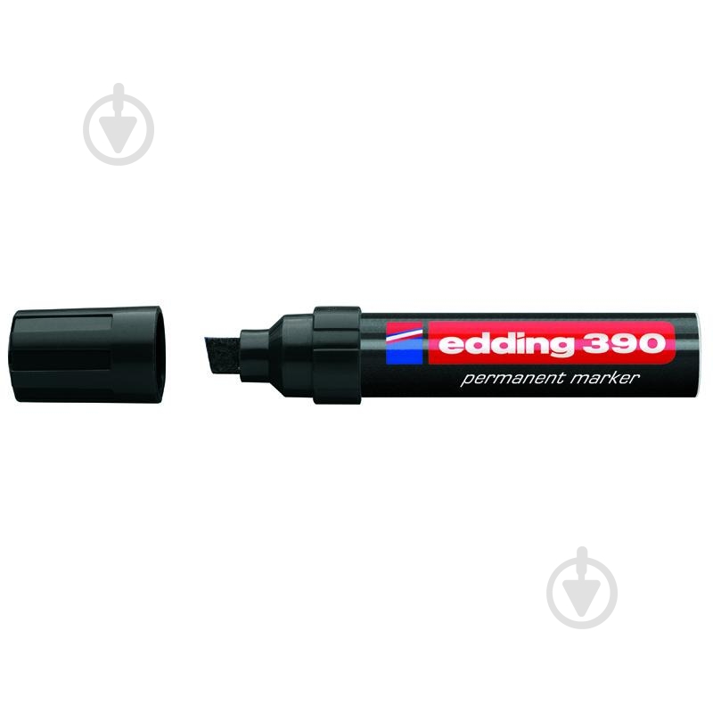Маркер перманентный Edding Permanent 4-12 мм e-390/01 черный - фото 1