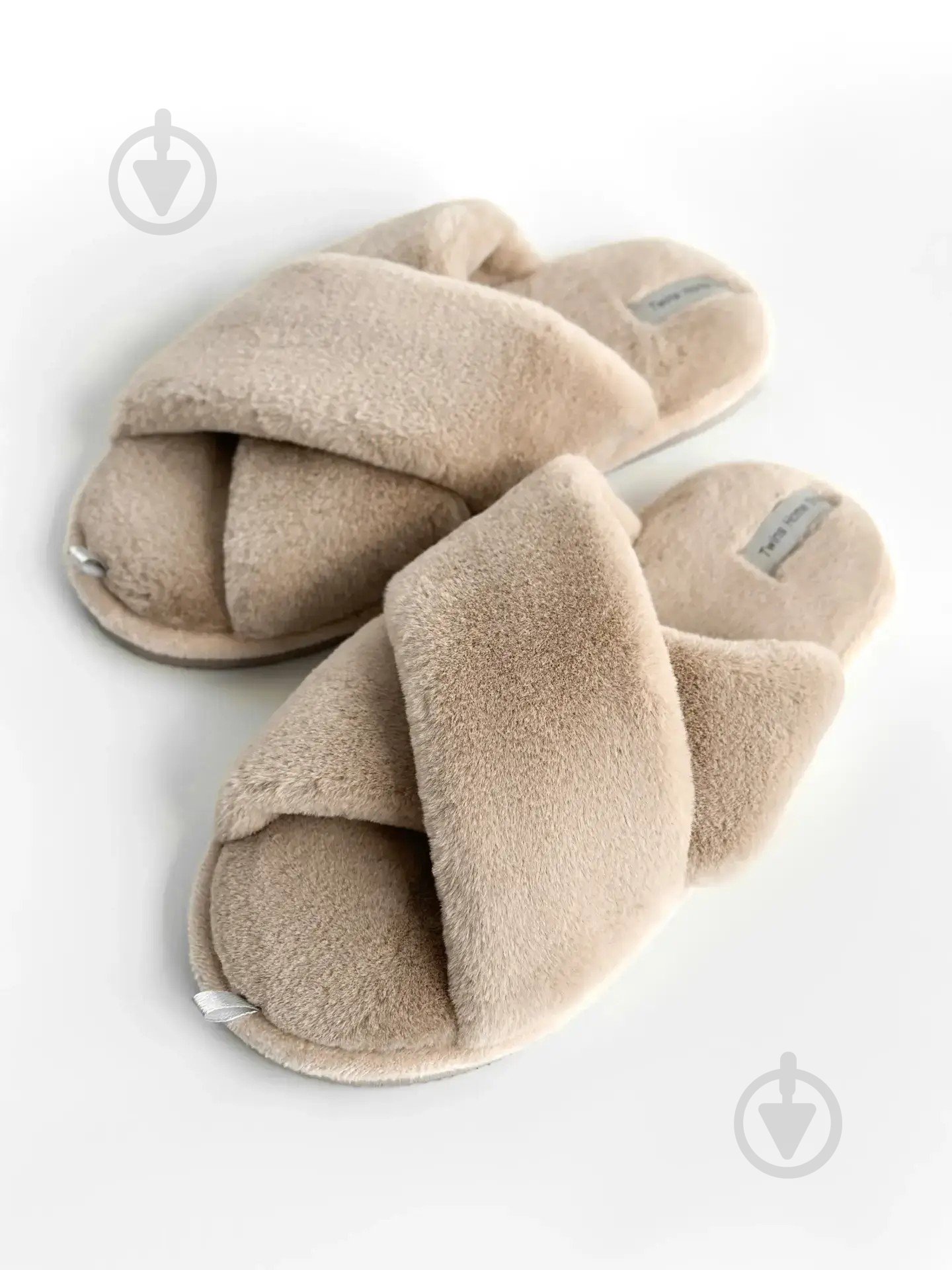 Тапки домашние Twins меховые перекрест 15129 р.38/39 бежевый - фото 8 Тапки домашние Twins меховые перекрест 15129 р.38/39 бежевый - фото 8