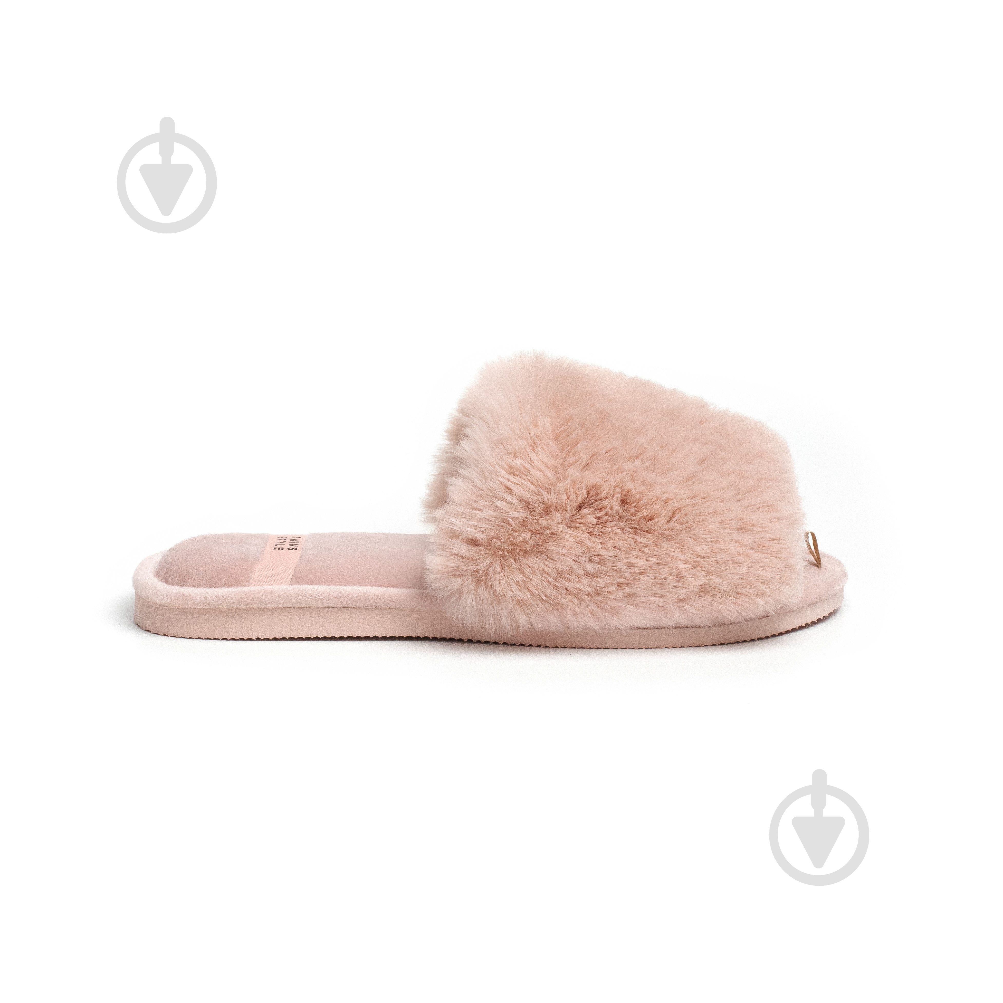 Тапки домашние Twins меховые 15688 р.36/37 пудровый - фото 6 Тапки домашние Twins меховые 15688 р.36/37 пудровый - фото 6