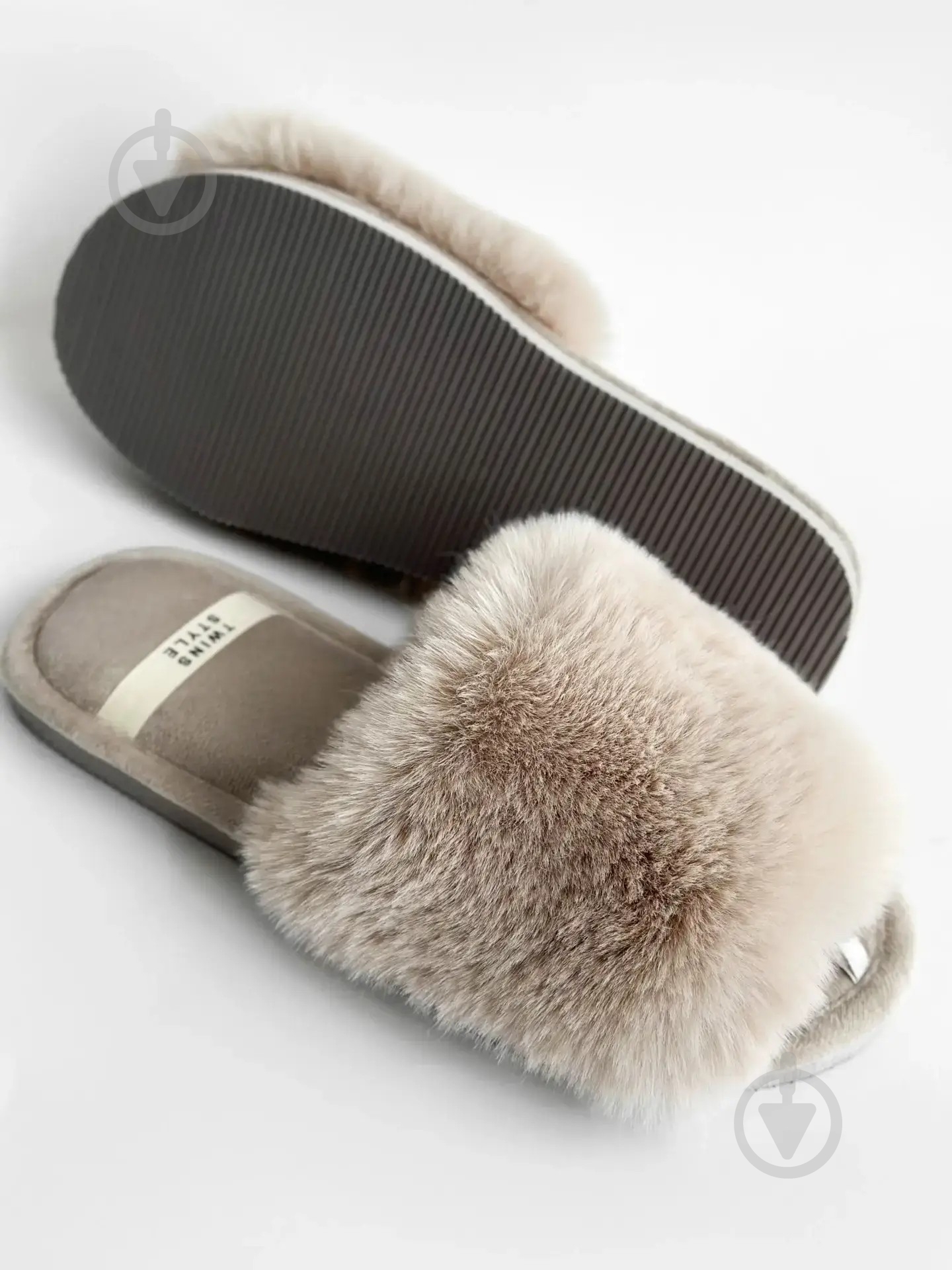 Капці домашні Twins хутрянi 15692 р.36/37 сірий - фото 4 Капці домашні Twins хутрянi 15692 р.36/37 сірий - фото 4
