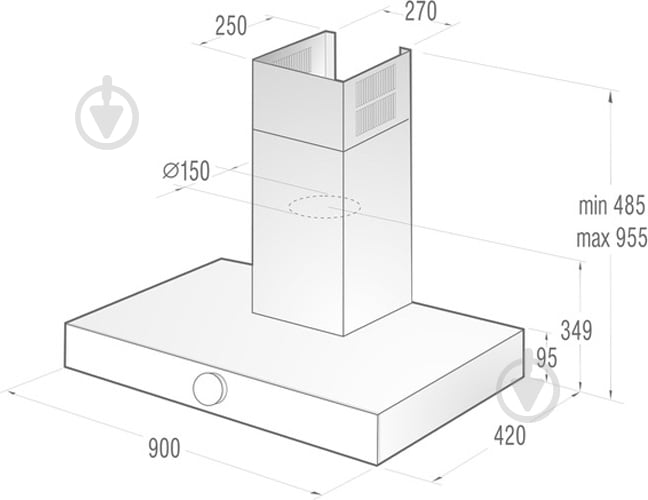 Вытяжка Gorenje DT 9 SY2B - фото 4 Вытяжка Gorenje DT 9 SY2B - фото 4