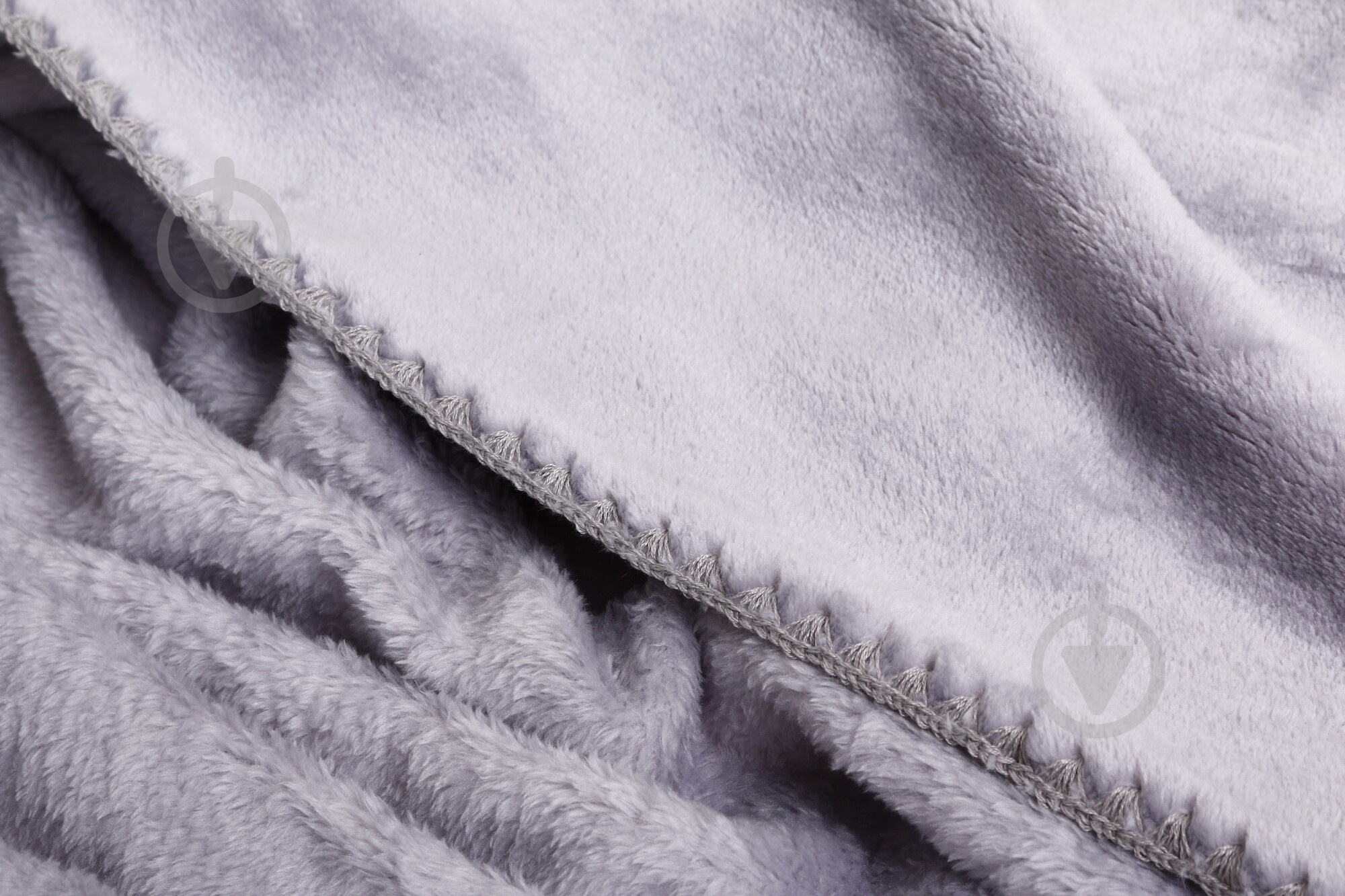 Плед Микрофибра 200x220 см серый Ярослав - фото 2