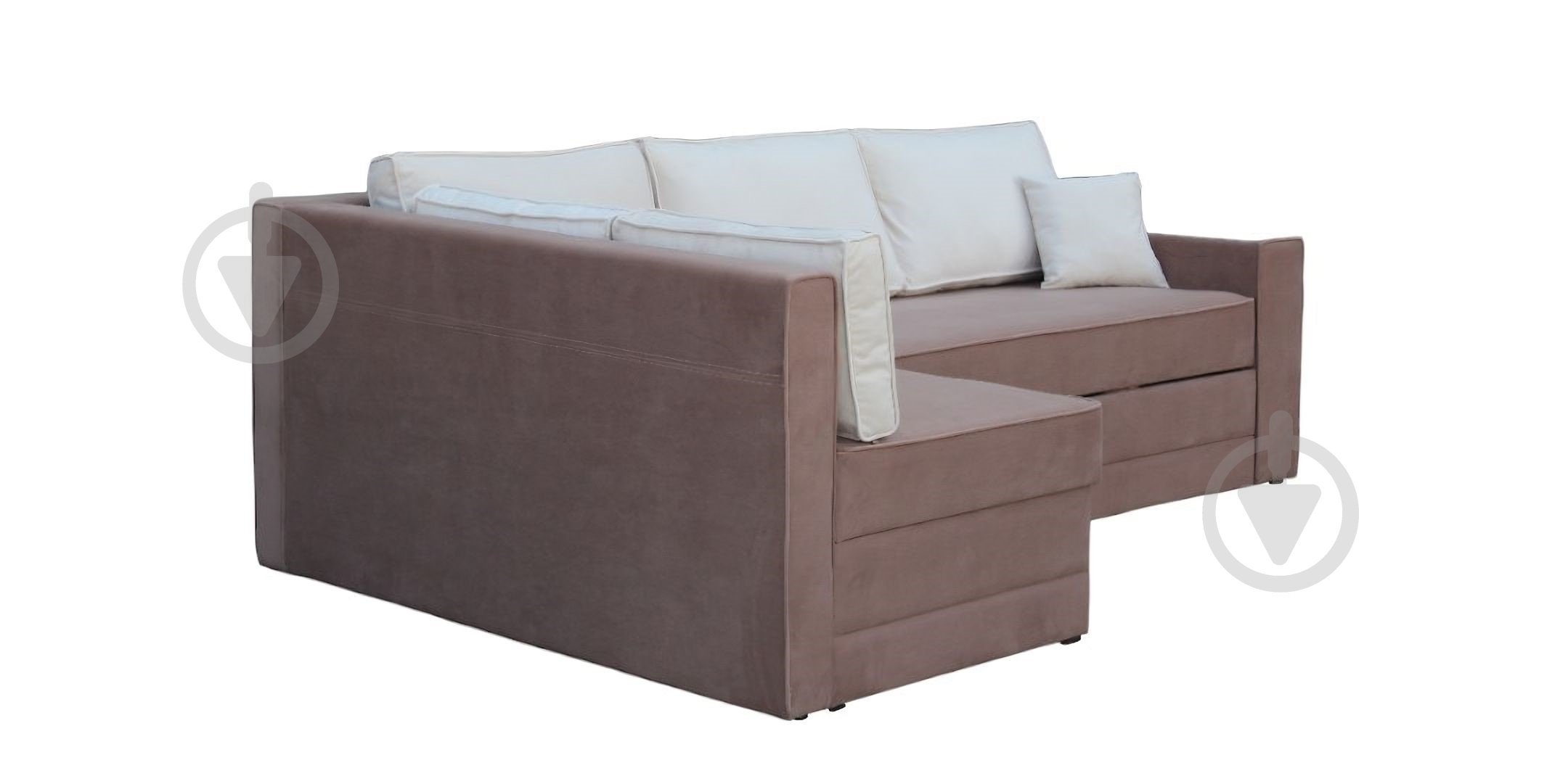Диван кутовий Берегиня Леон лівий коричневий 2410x1530x765 мм - фото 3