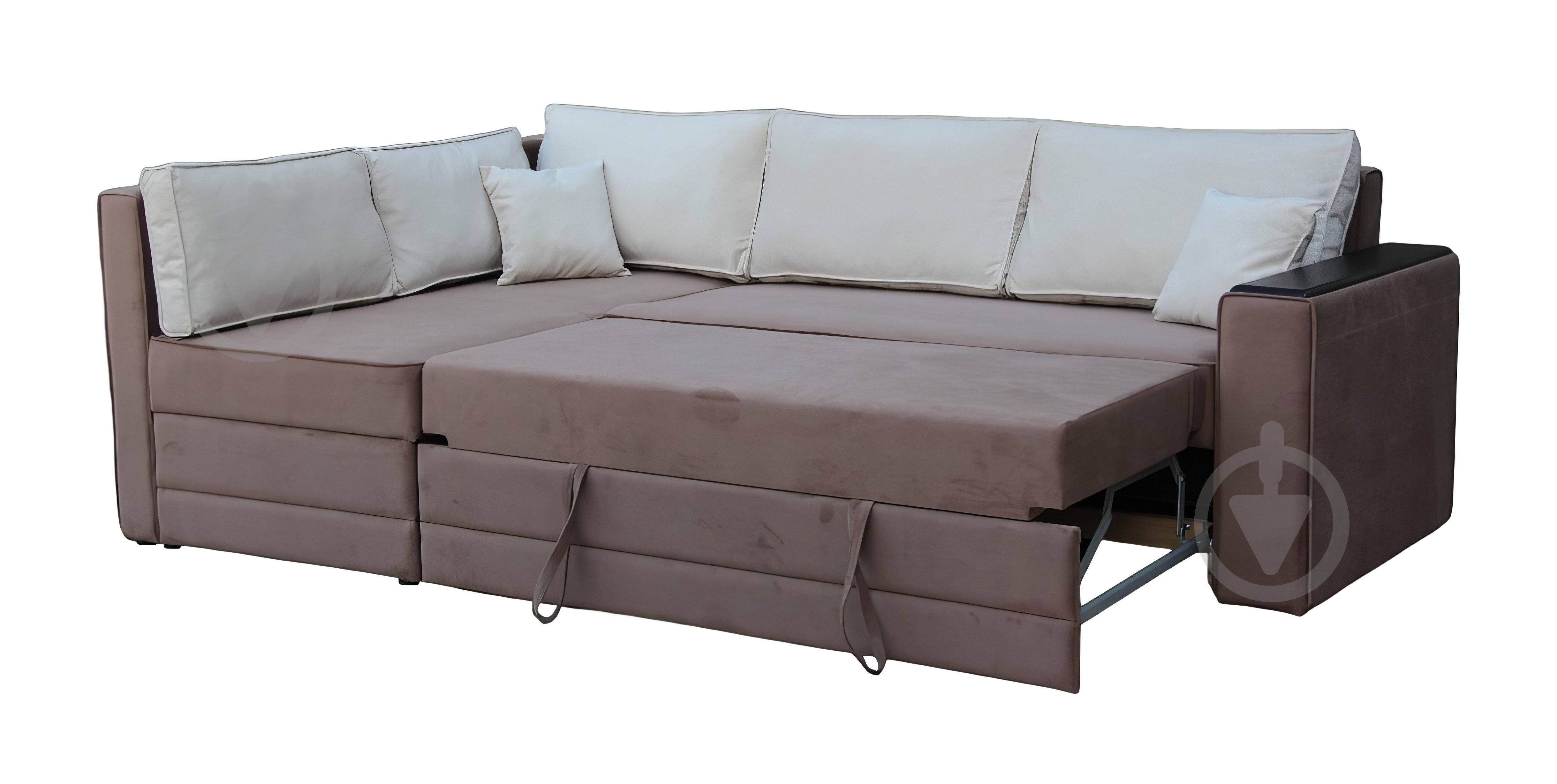 Диван кутовий Берегиня Леон лівий коричневий 2410x1530x765 мм - фото 2