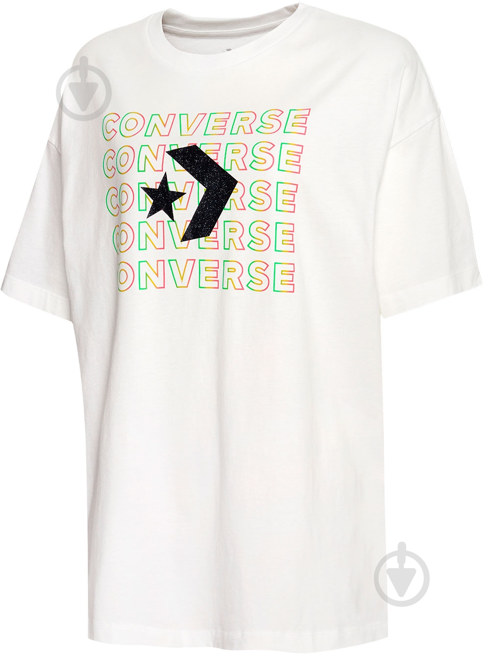 Футболка Converse 10008478-102 р.L білий - фото 2 Футболка Converse 10008478-102 р.L білий - фото 2