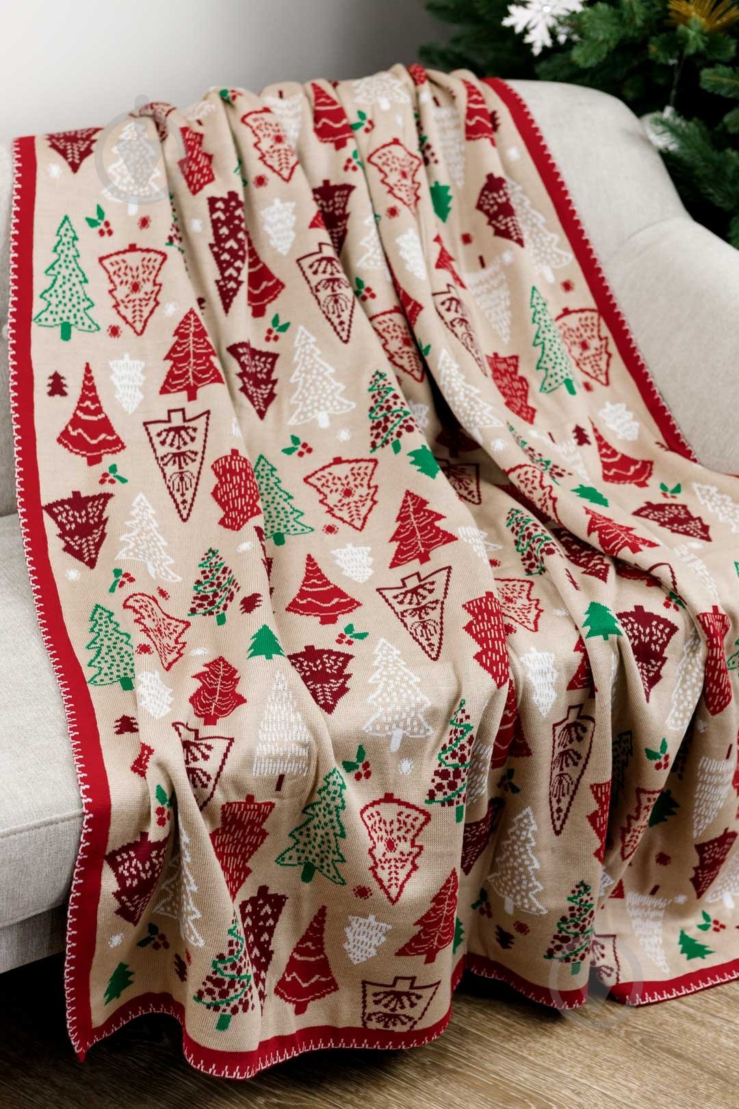 Плед Christmas trees 130x170 см La Nuit - фото 3 Плед Christmas trees 130x170 см La Nuit - фото 3