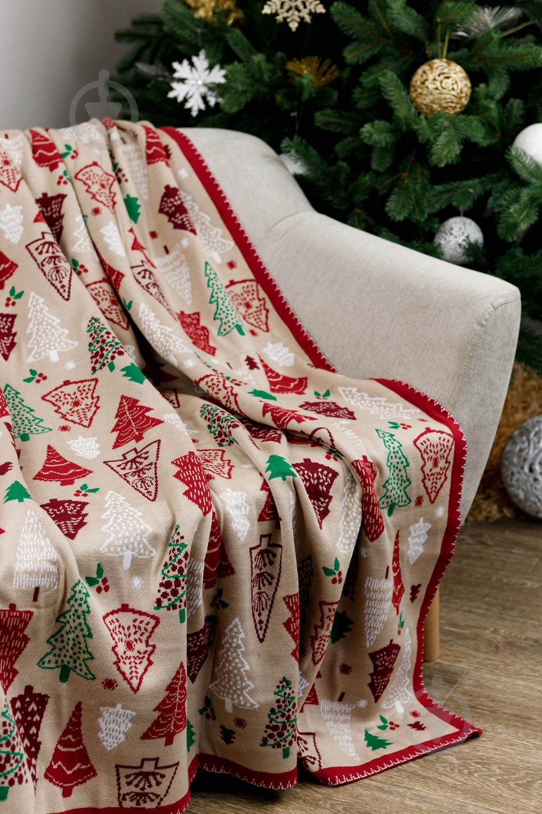 Плед Christmas trees 130x170 см La Nuit - фото 5 Плед Christmas trees 130x170 см La Nuit - фото 5