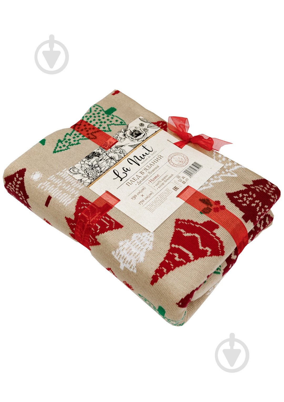 Плед Christmas trees 130x170 см La Nuit - фото 2 Плед Christmas trees 130x170 см La Nuit - фото 2