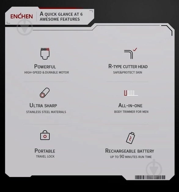 Тример ENCHEN Beardo 2 - фото 14