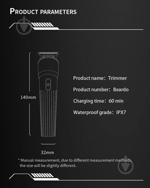 Тример ENCHEN Beardo 2 - фото 13