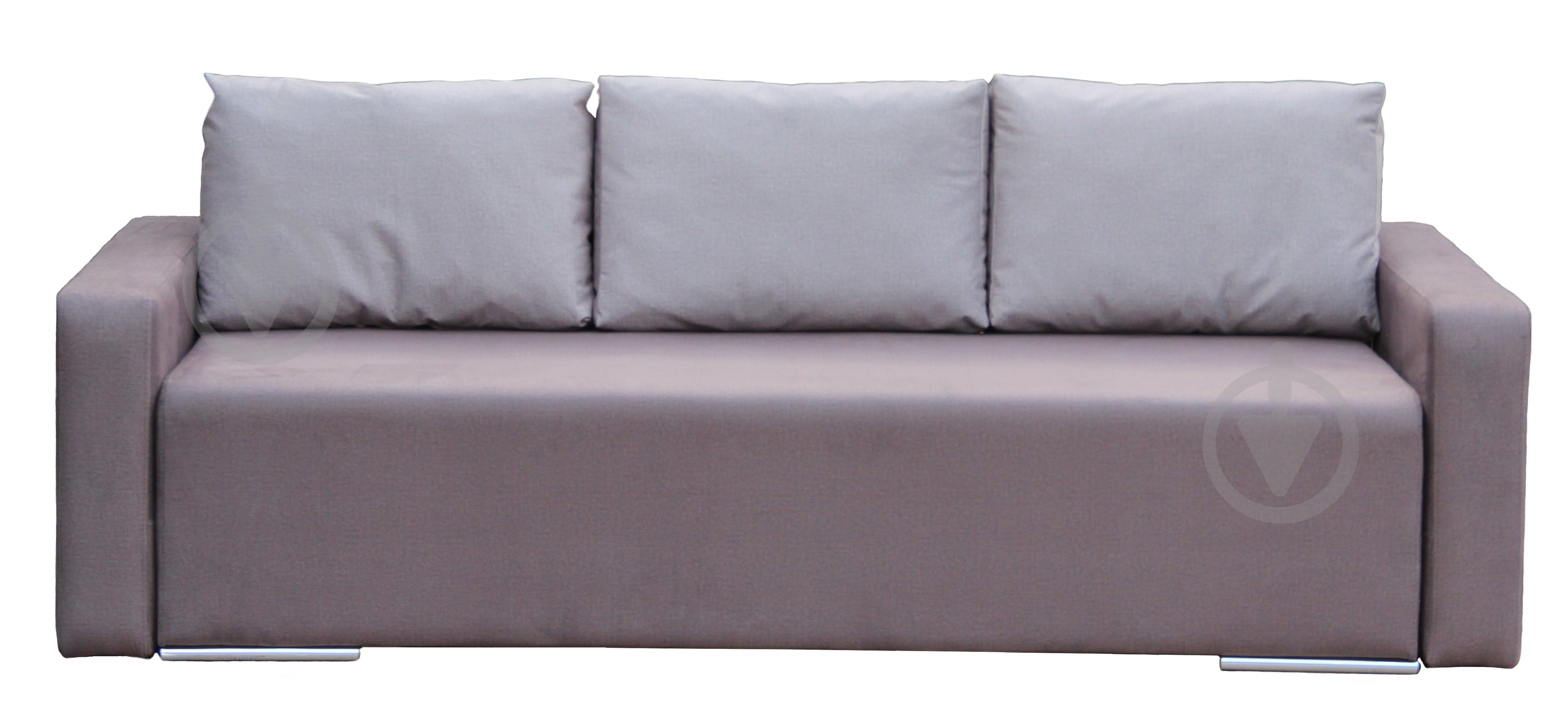 Диван прямий Берегиня Дакар (кат.1) коричневий 2260x950x770 мм - фото 1