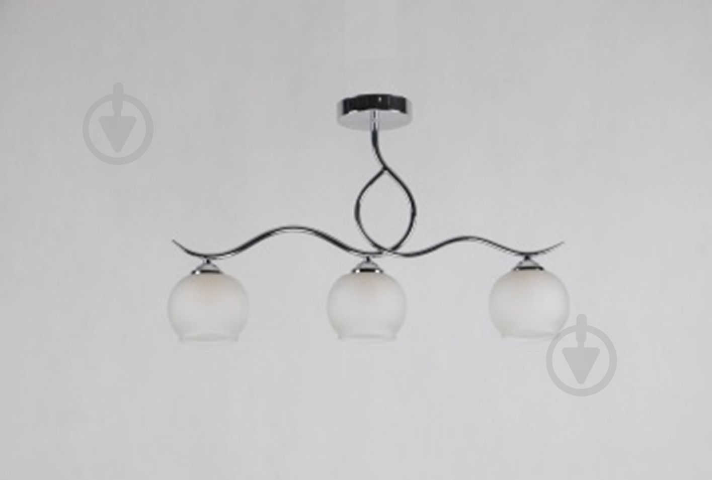 ВИТРИНА! Люстра потолочная Focus Light KOSS 3x60 Вт E27 хром KC046-3 - фото 1