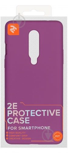 Чохол 2E для OnePlus 8 (IN2013), Solid Silicon, Purple - фото 3