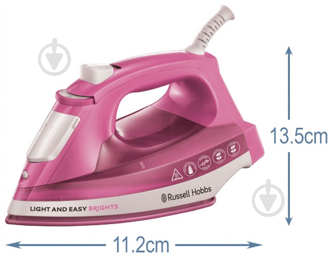 Утюг Russell Hobbs LIGHT AND EASY BRIGHTS 25760-56 - фото 4 Утюг Russell Hobbs LIGHT AND EASY BRIGHTS 25760-56 - фото 4