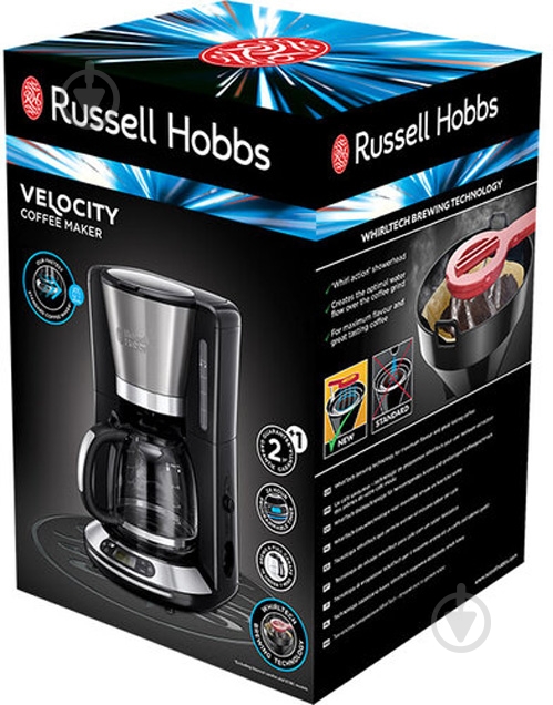 Кофеварка капельная Russell Hobbs Velocity 24050-56 - фото 7 Кофеварка капельная Russell Hobbs Velocity 24050-56 - фото 7
