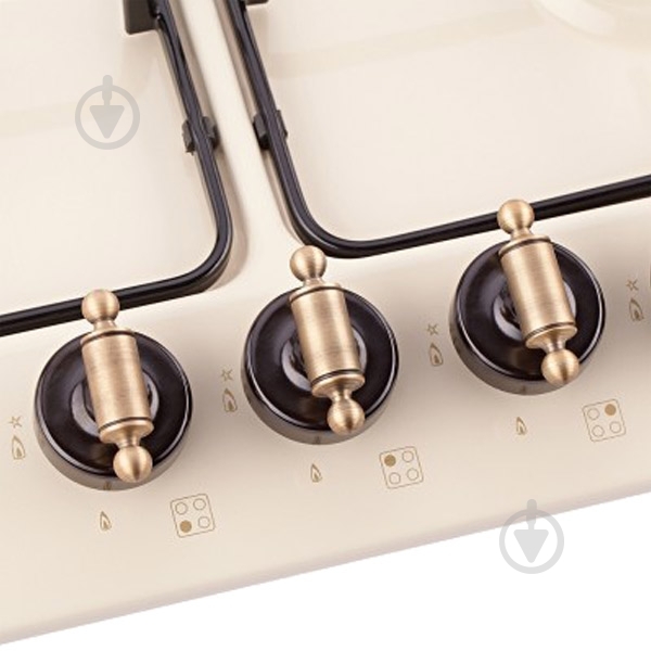 Варочная поверхность газовая Pyramida PFE 644 IVORY RUSTICO - фото 4 Варочная поверхность газовая Pyramida PFE 644 IVORY RUSTICO - фото 4