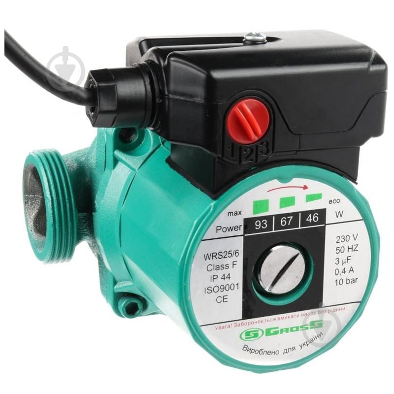 Циркуляційний насос Gross 25 / 4-130 без згонів - фото 1 Циркуляційний насос Gross 25 / 4-130 без згонів - фото 1