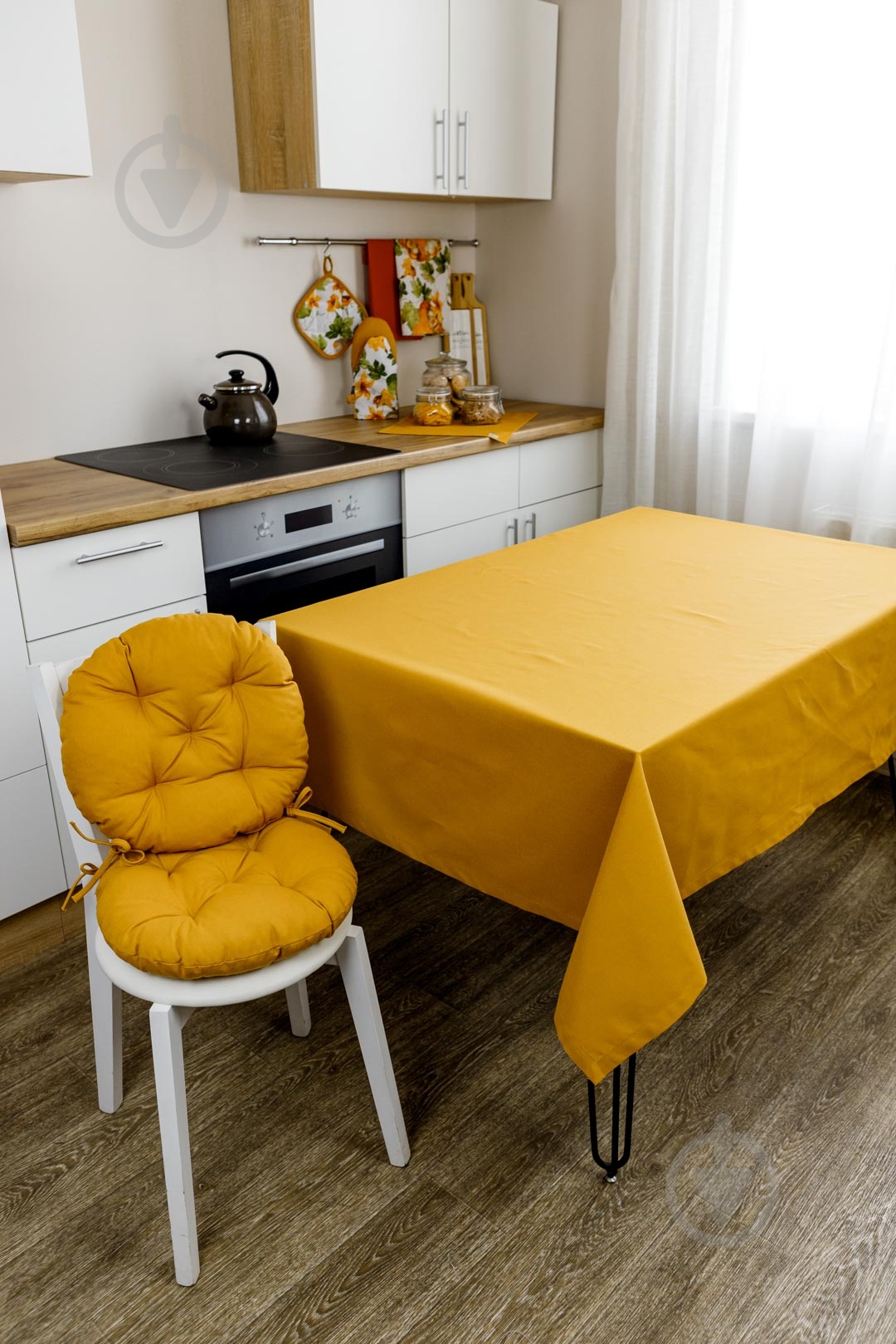 Подушка на стул Охра D-40 см - фото 3