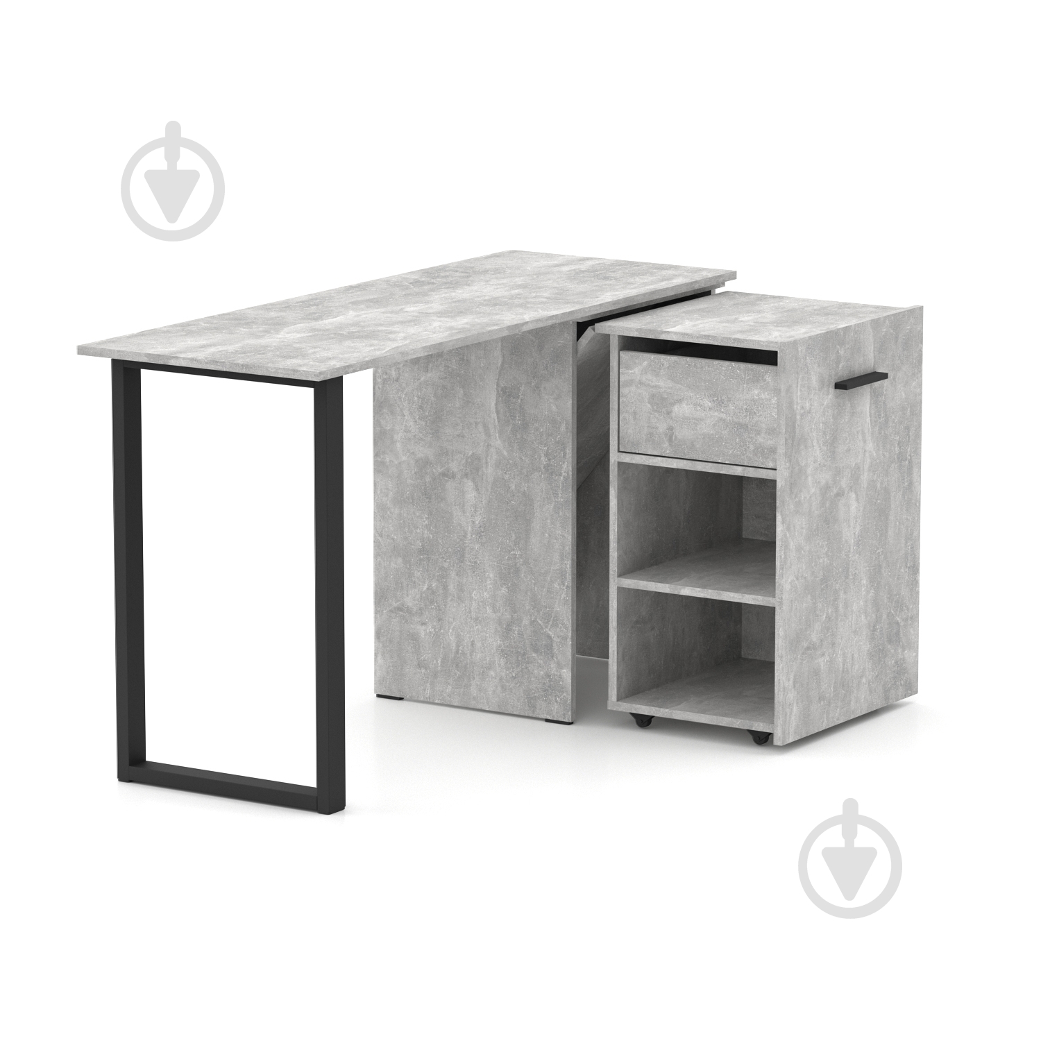 Стіл Knap Knap трансформер письмовий поворотний Hobana+Jumbo Ш1 770х1350х500 мм ательє світле/ательє світлий (S201010210 ) - фото 3 Стіл Knap Knap трансформер письмовий поворотний Hobana+Jumbo Ш1 770х1350х500 мм ательє світле/ательє світлий (S201010210 ) - фото 3